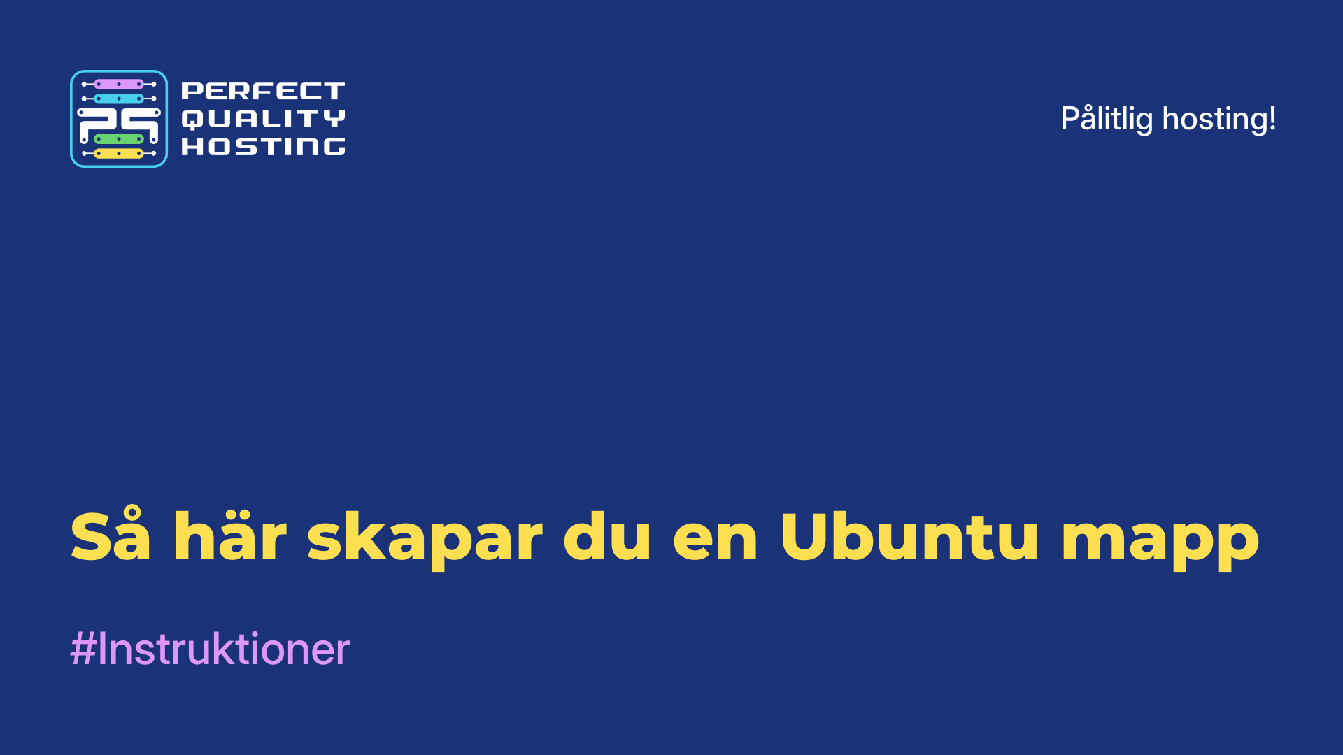 Så här skapar du en Ubuntu-mapp