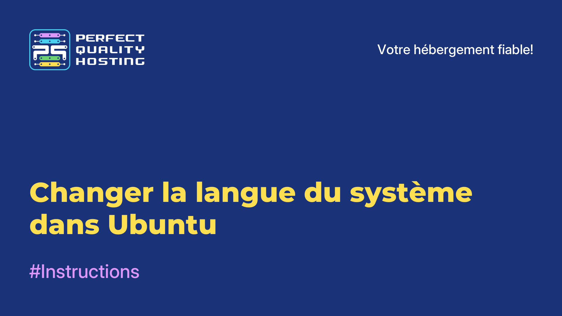 Changer la langue du système dans Ubuntu