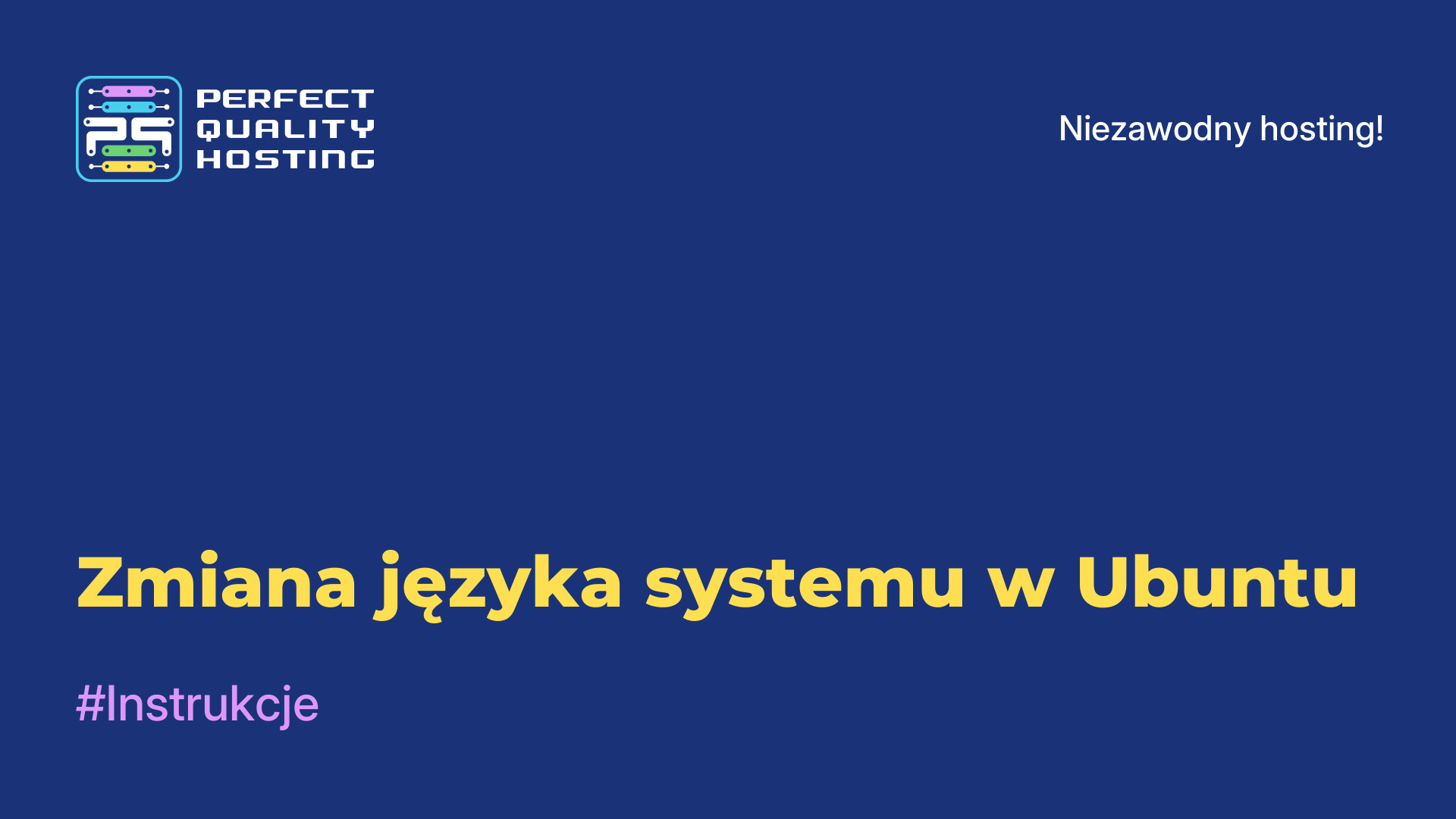 Zmiana języka systemu w Ubuntu