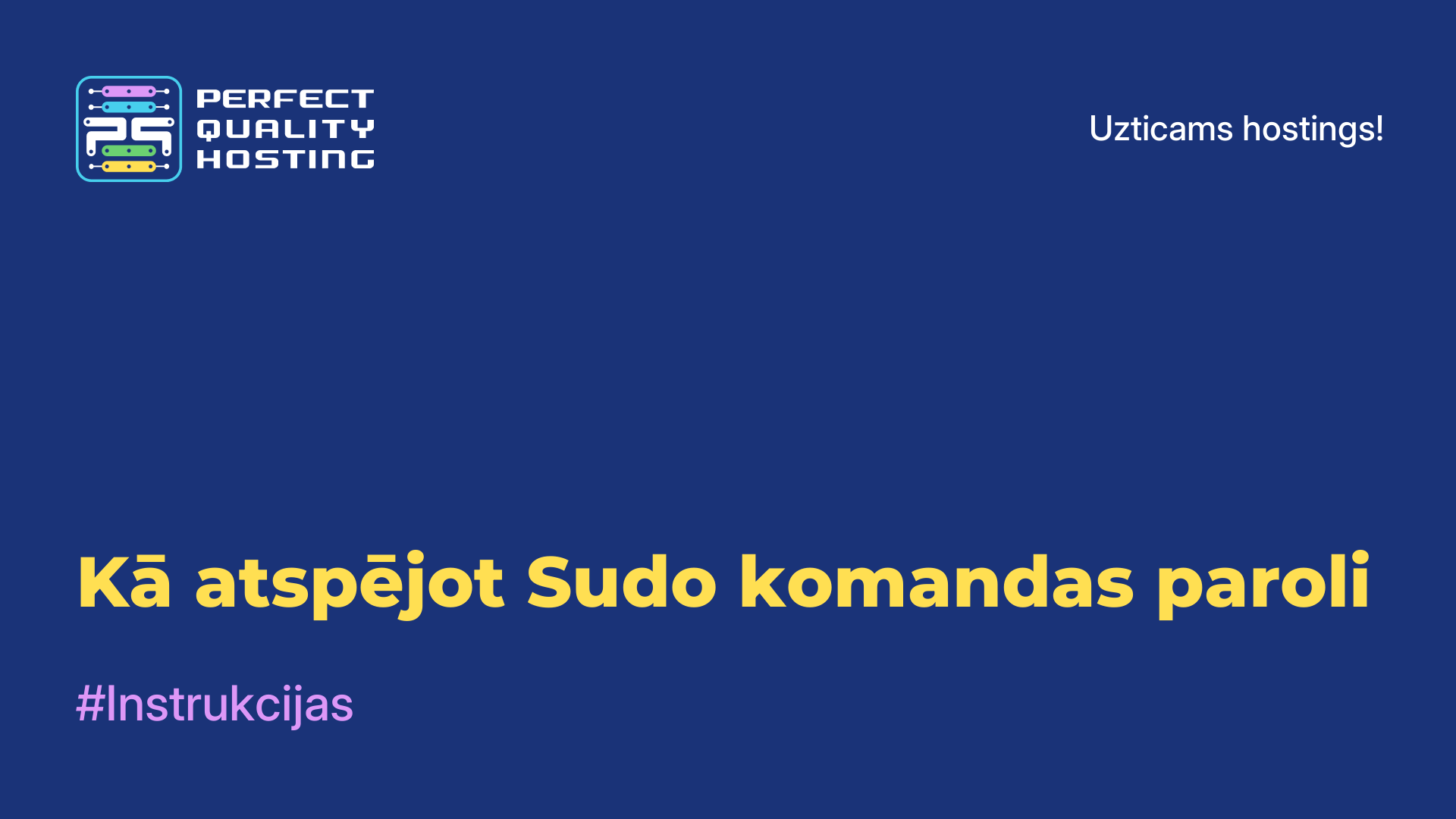 Kā atspējot Sudo komandas paroli