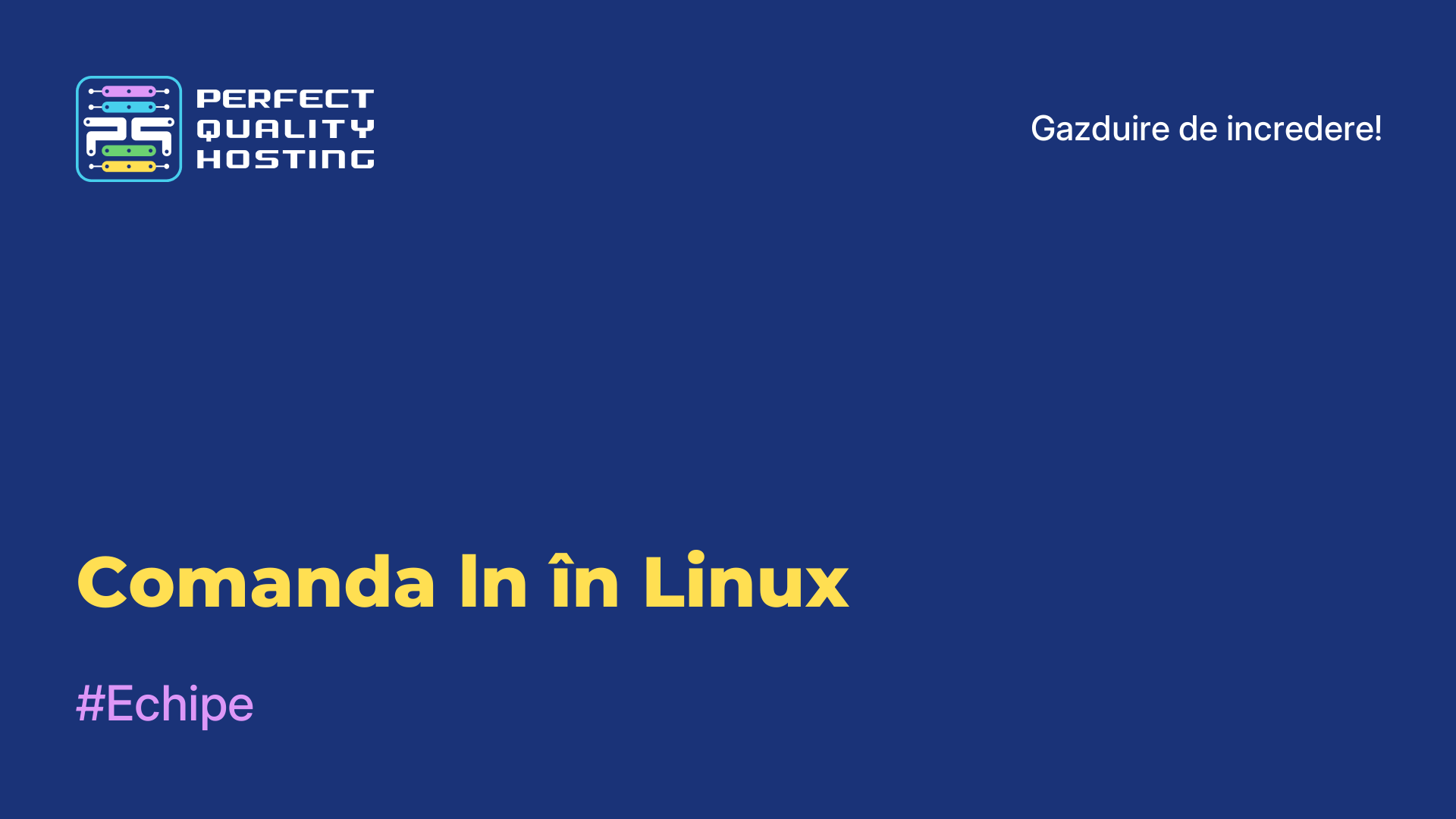 Comanda ln în Linux