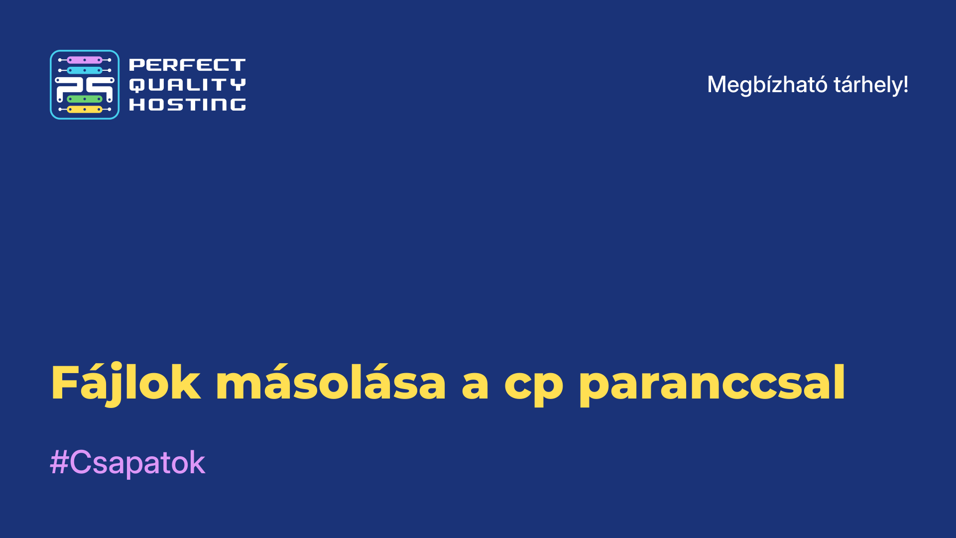 Fájlok másolása a cp paranccsal