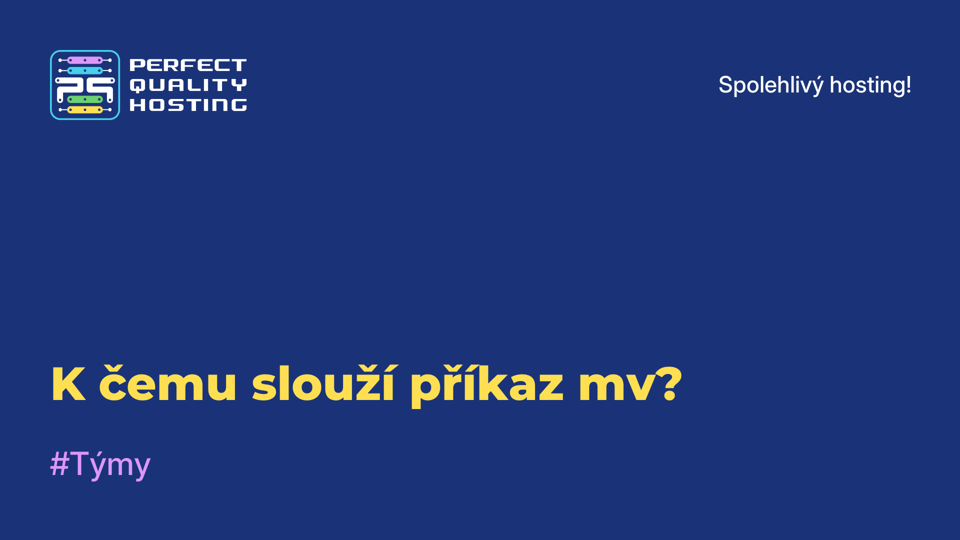 K čemu slouží příkaz mv?