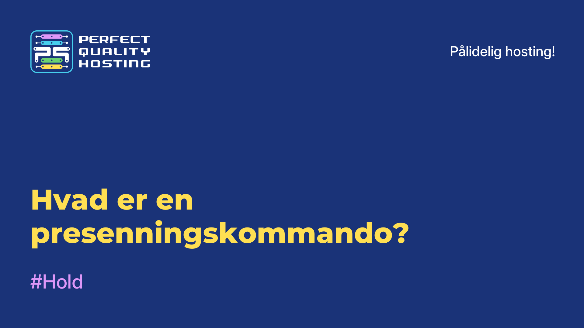 Hvad er en presenningskommando?