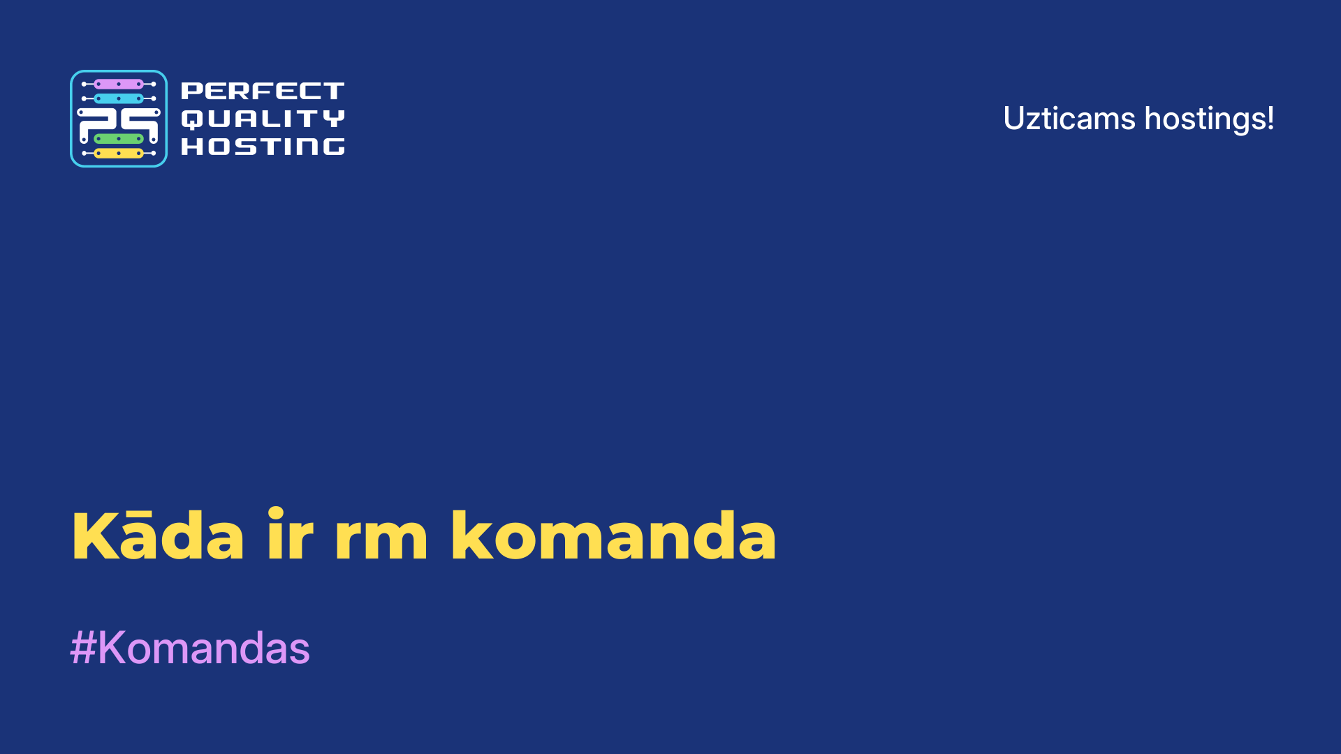 Kāda ir rm komanda