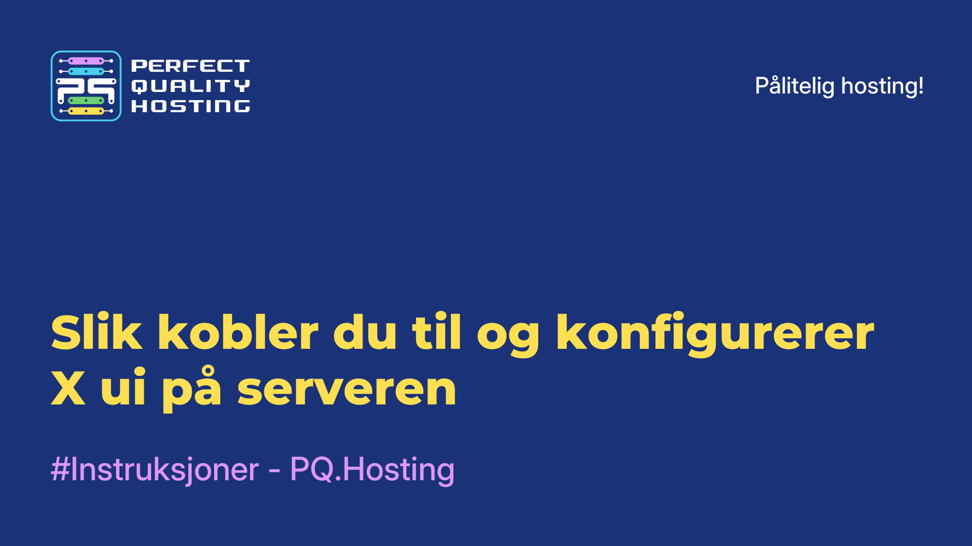 Slik kobler du til og konfigurerer X-ui på serveren