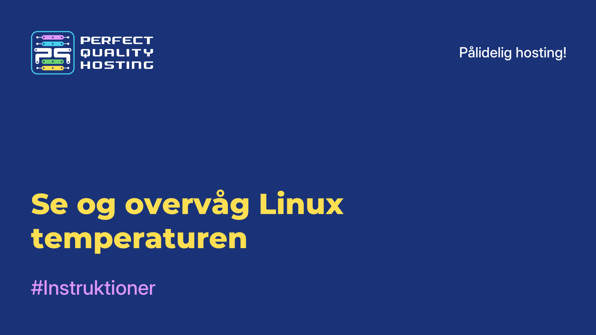 Se og overvåg Linux-temperaturen