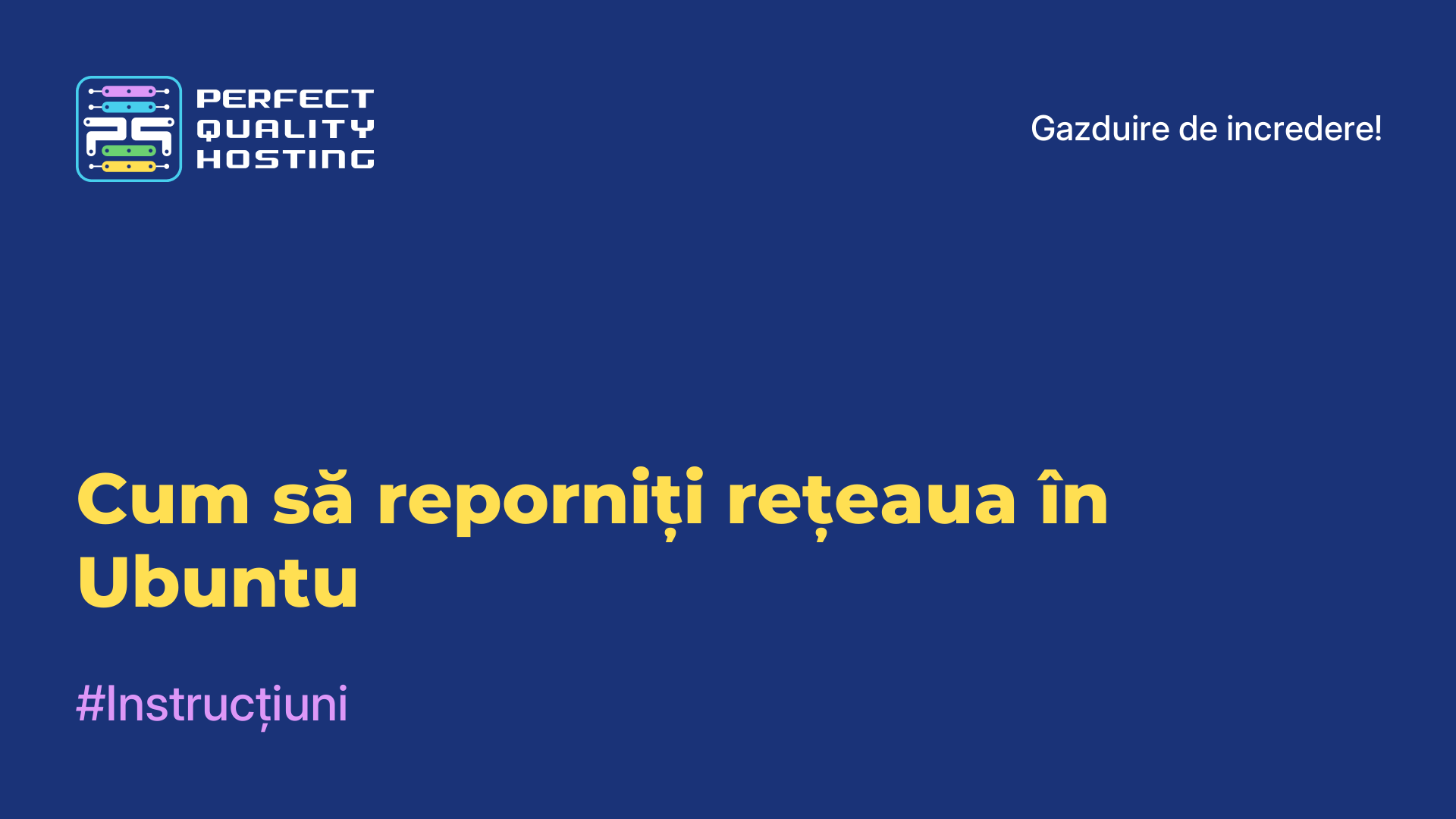 Cum să reporniți rețeaua în Ubuntu