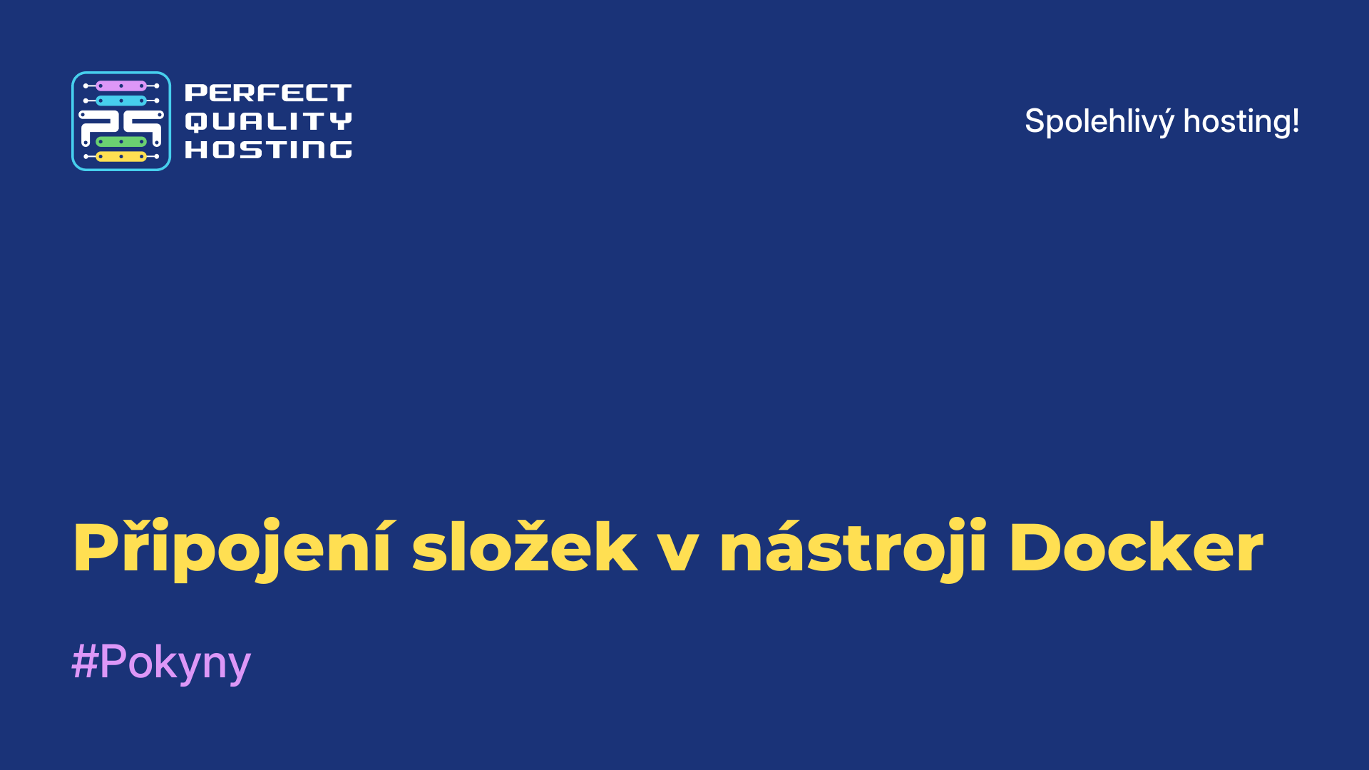 Připojení složek v nástroji Docker