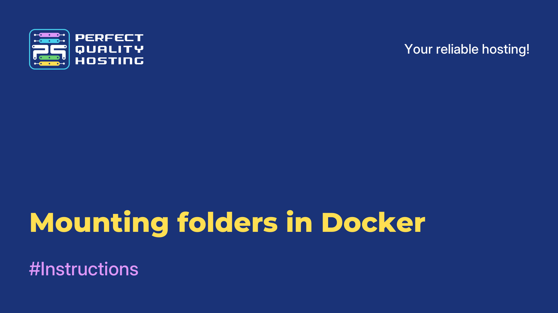 Mounting folders in Docker