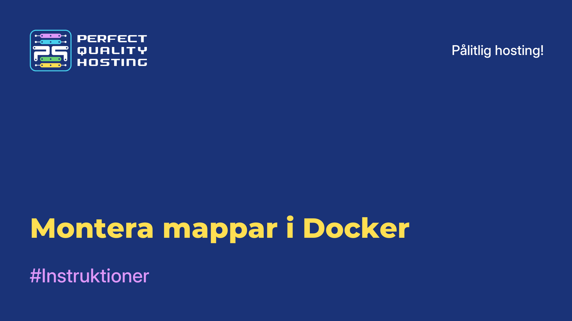 Montera mappar i Docker