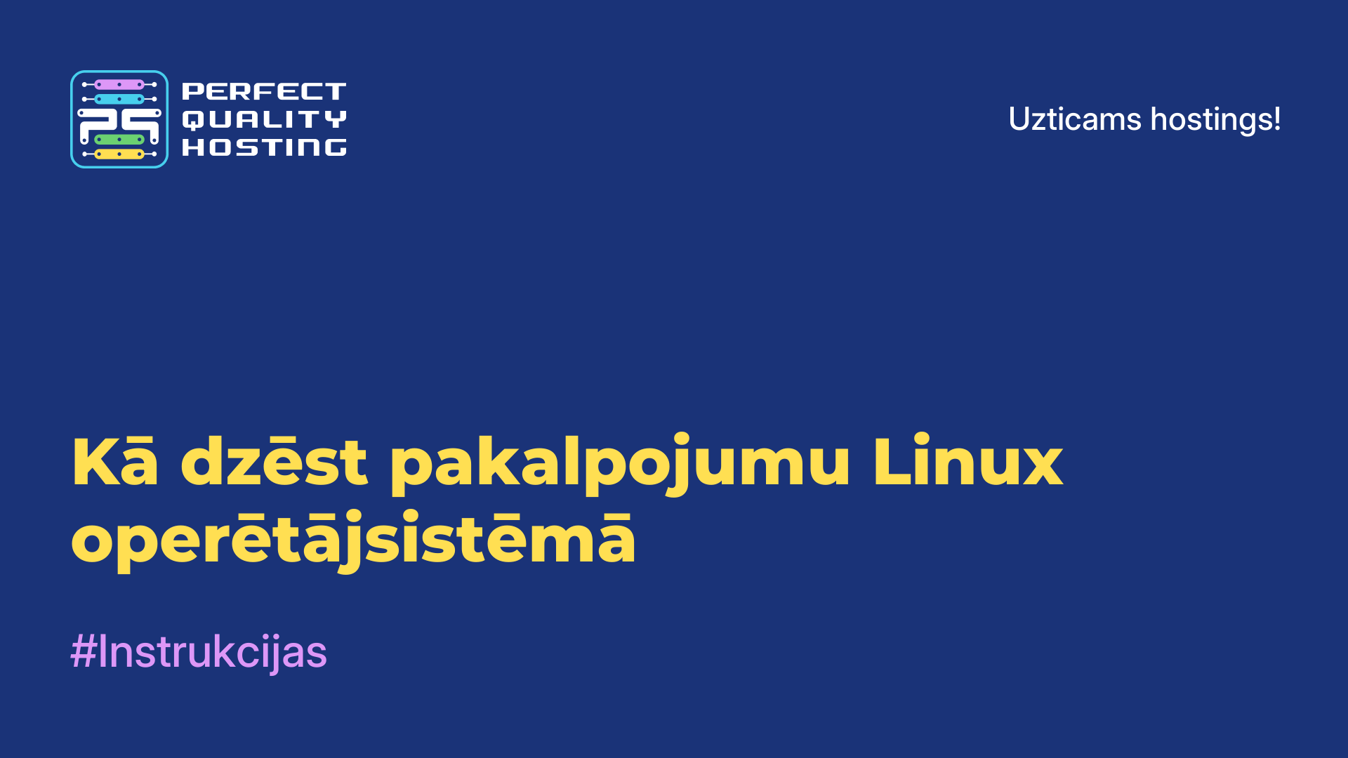 Kā dzēst pakalpojumu Linux operētājsistēmā