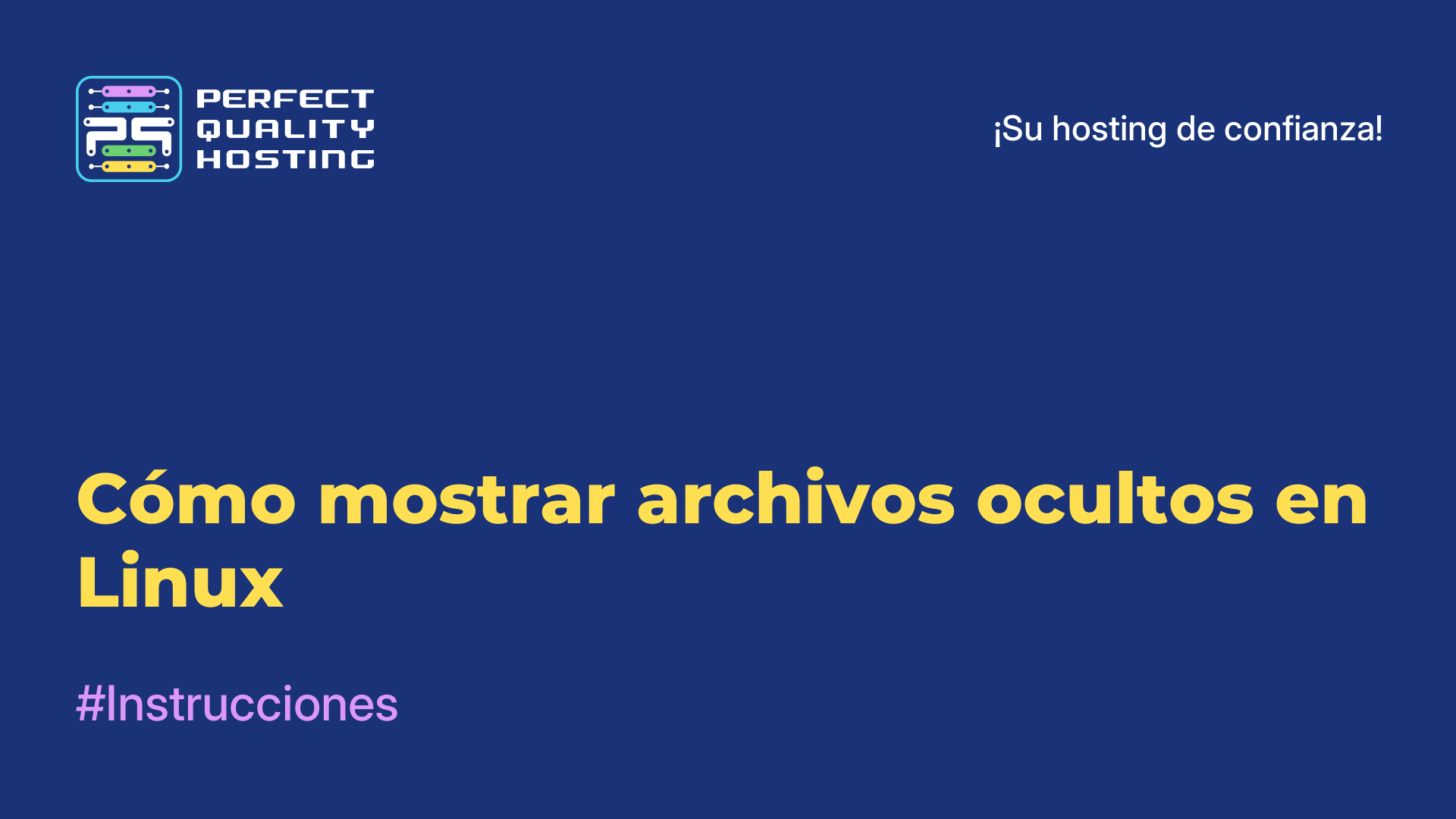 Cómo mostrar archivos ocultos en Linux