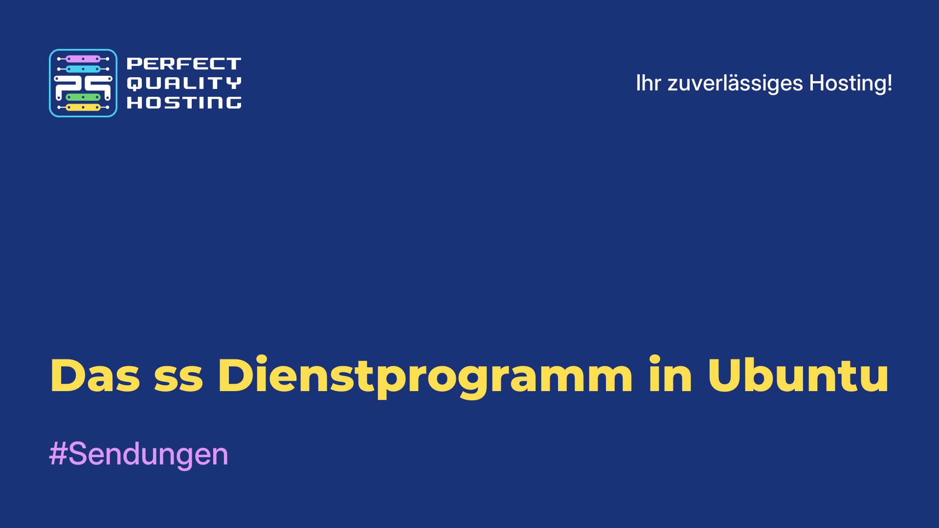 Das ss-Dienstprogramm in Ubuntu