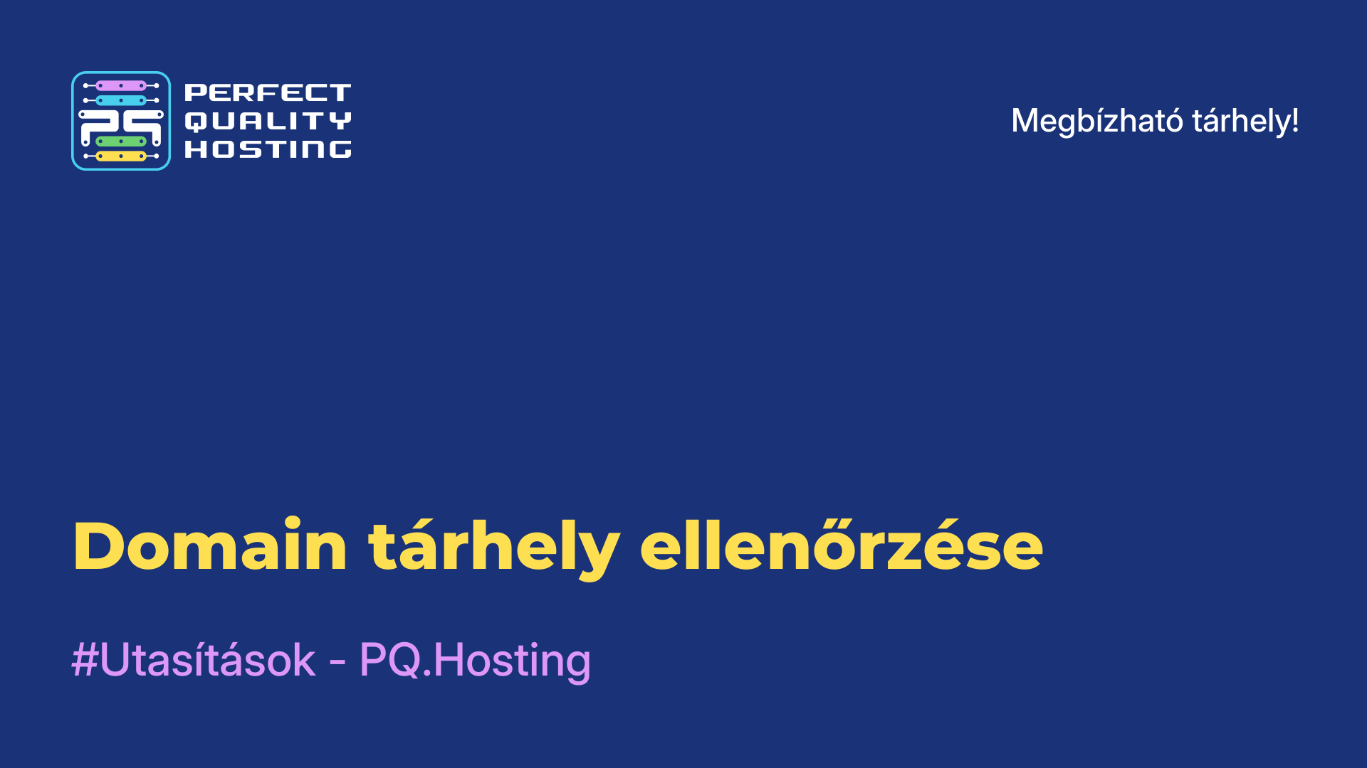 Domain tárhely ellenőrzése