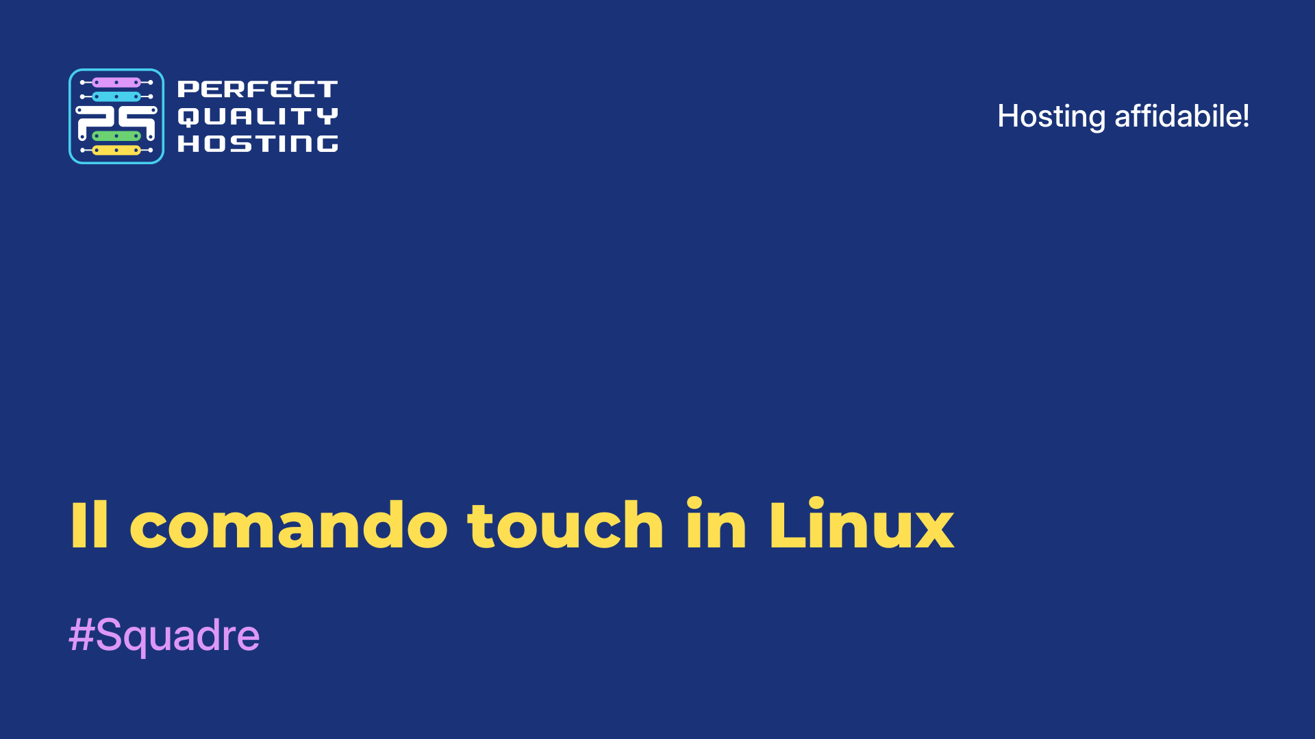 Il comando touch in Linux