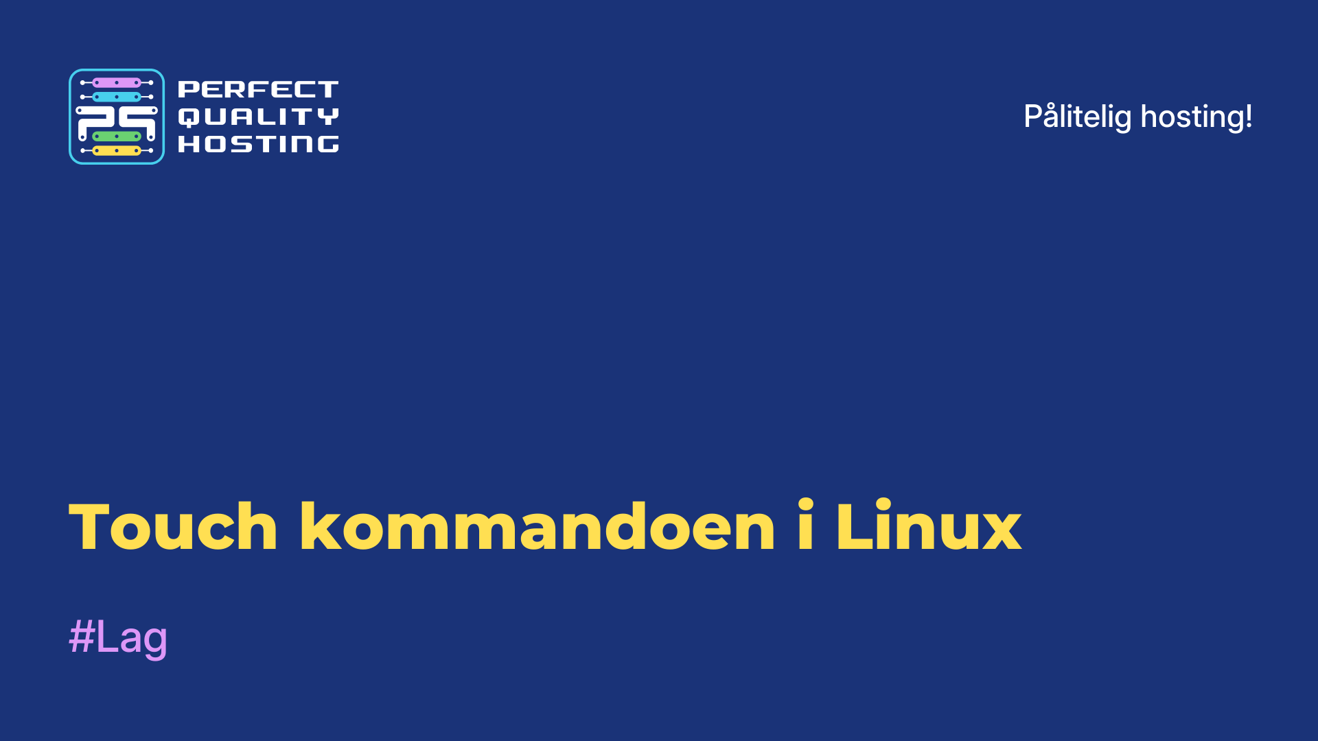 Touch-kommandoen i Linux