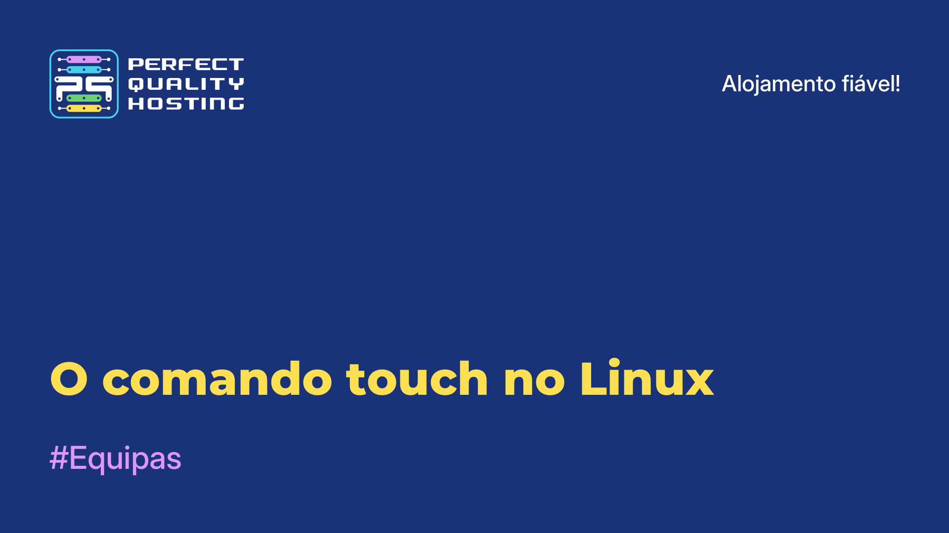 O comando touch no Linux