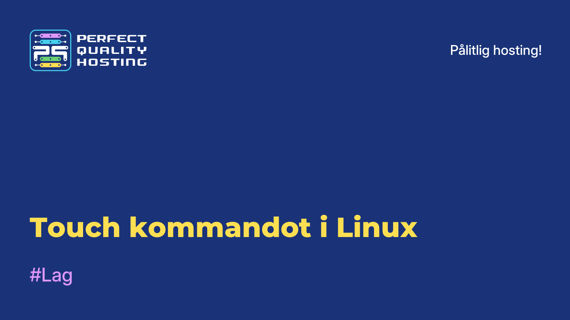 Touch-kommandot i Linux