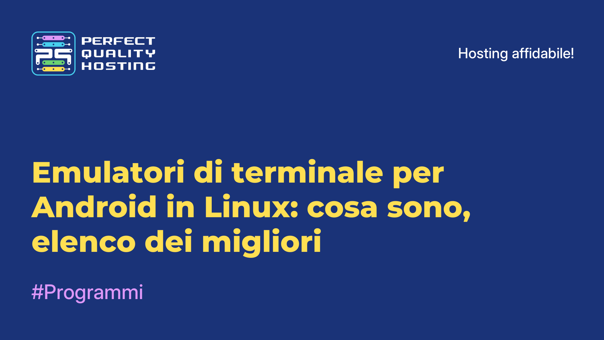 Emulatori di terminale per Android in Linux: cosa sono, elenco dei migliori