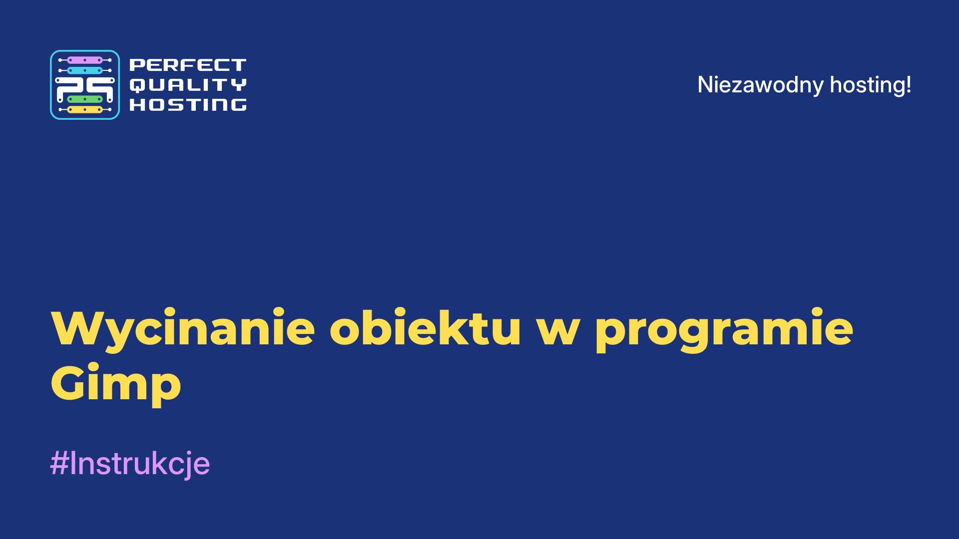 Wycinanie obiektu w programie Gimp