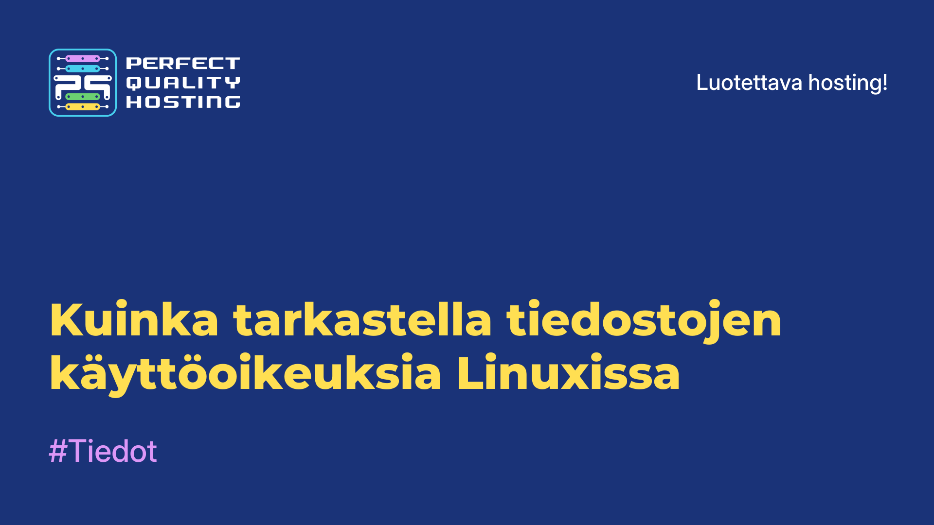 Kuinka tarkastella tiedostojen käyttöoikeuksia Linuxissa