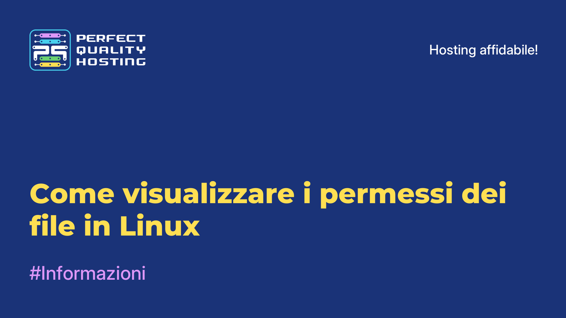 Come visualizzare i permessi dei file in Linux