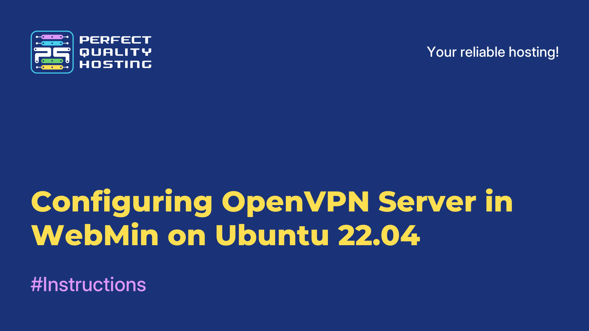 Configuring OpenVPN Server in WebMin on Ubuntu 22.04