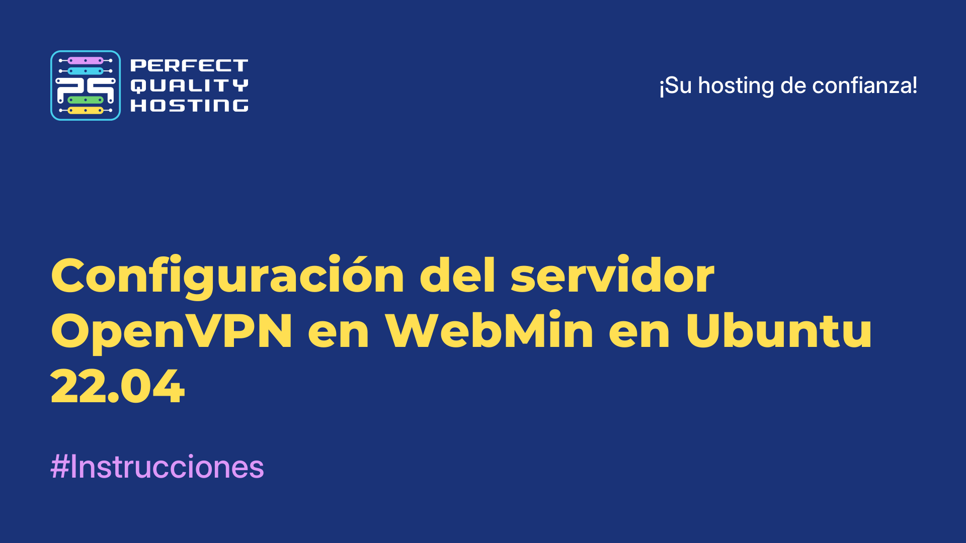 Configuración del servidor OpenVPN en WebMin en Ubuntu 22.04