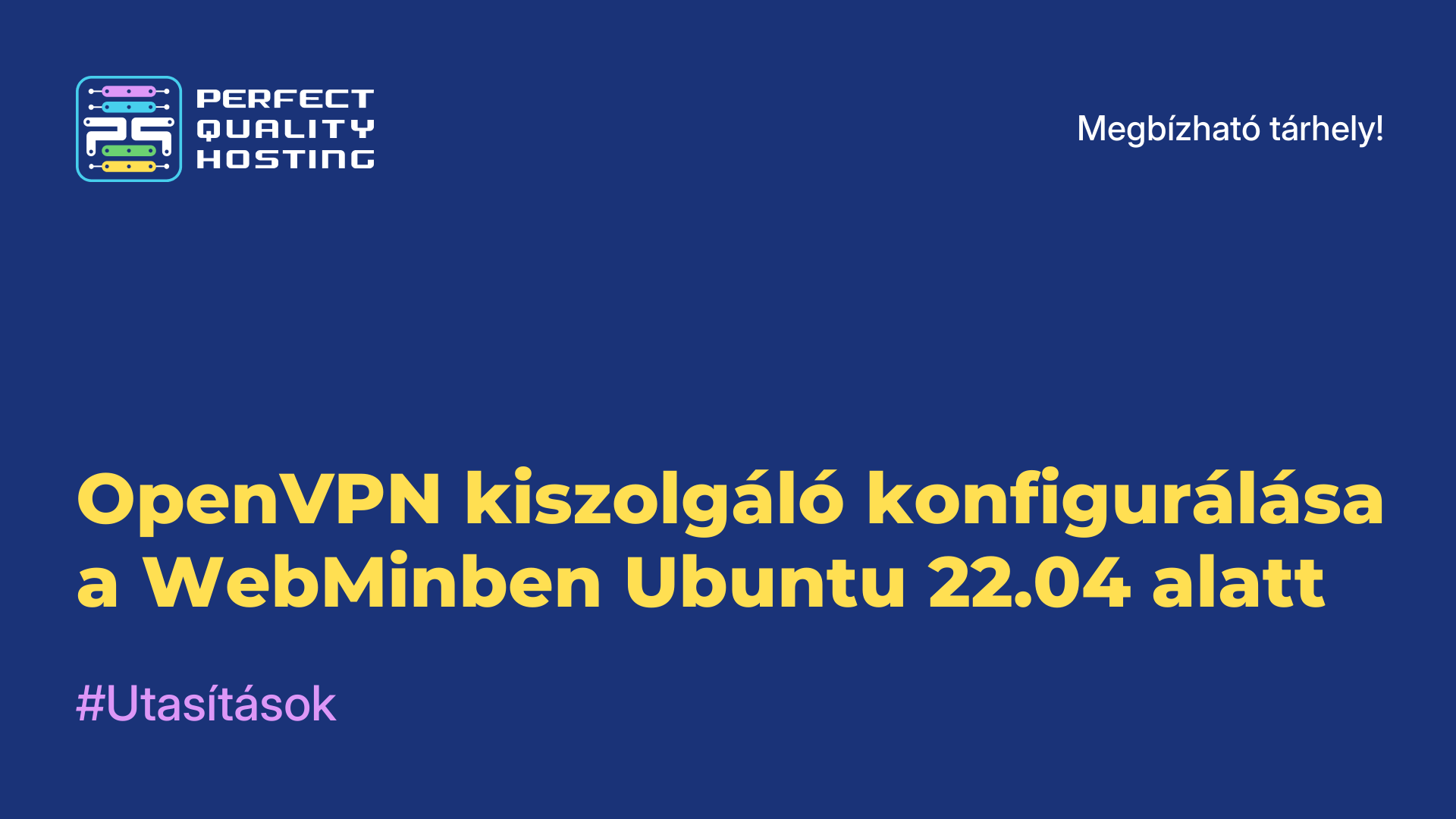 OpenVPN-kiszolgáló konfigurálása a WebMinben Ubuntu 22.04 alatt