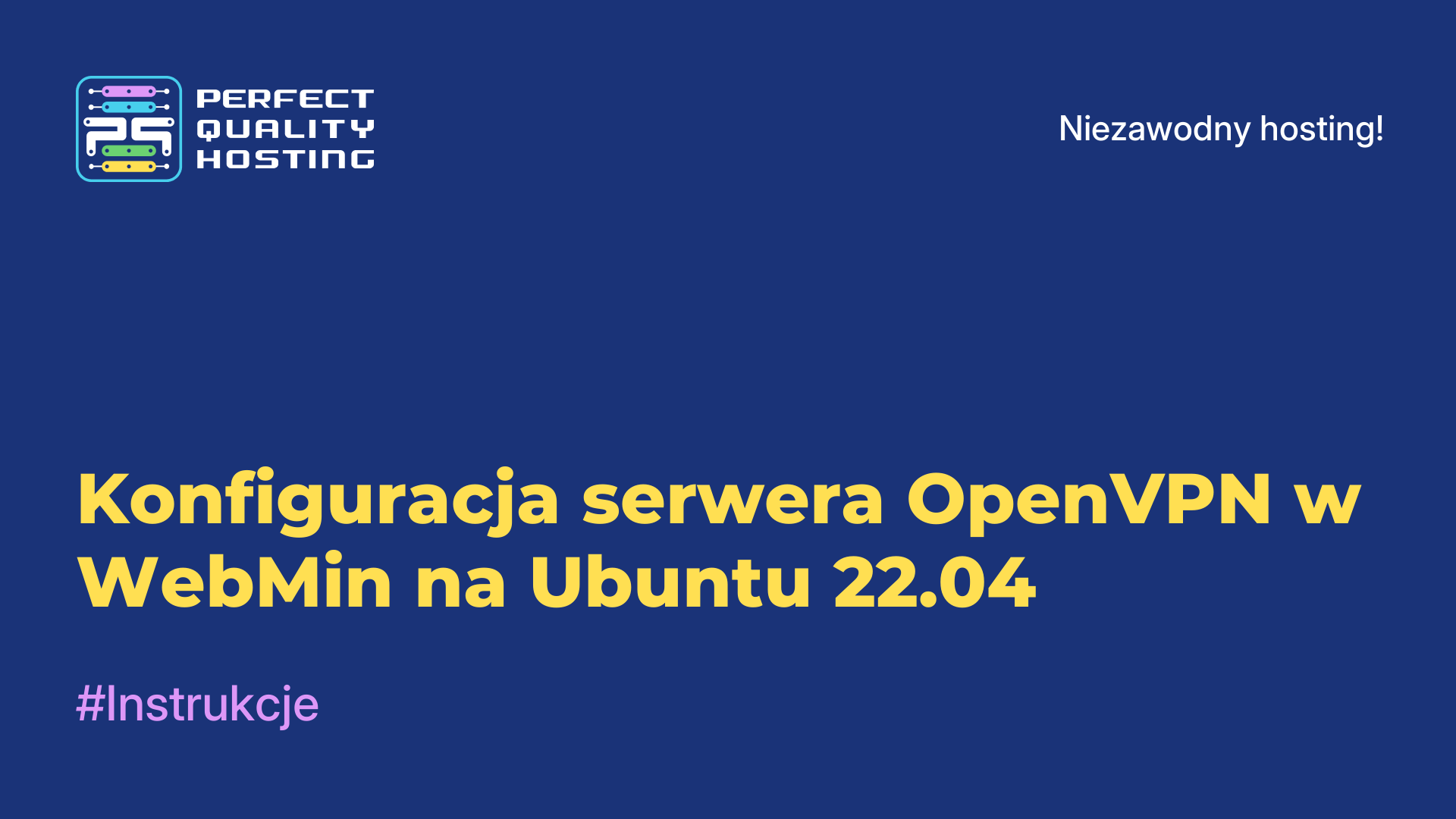 Konfiguracja serwera OpenVPN w WebMin na Ubuntu 22.04