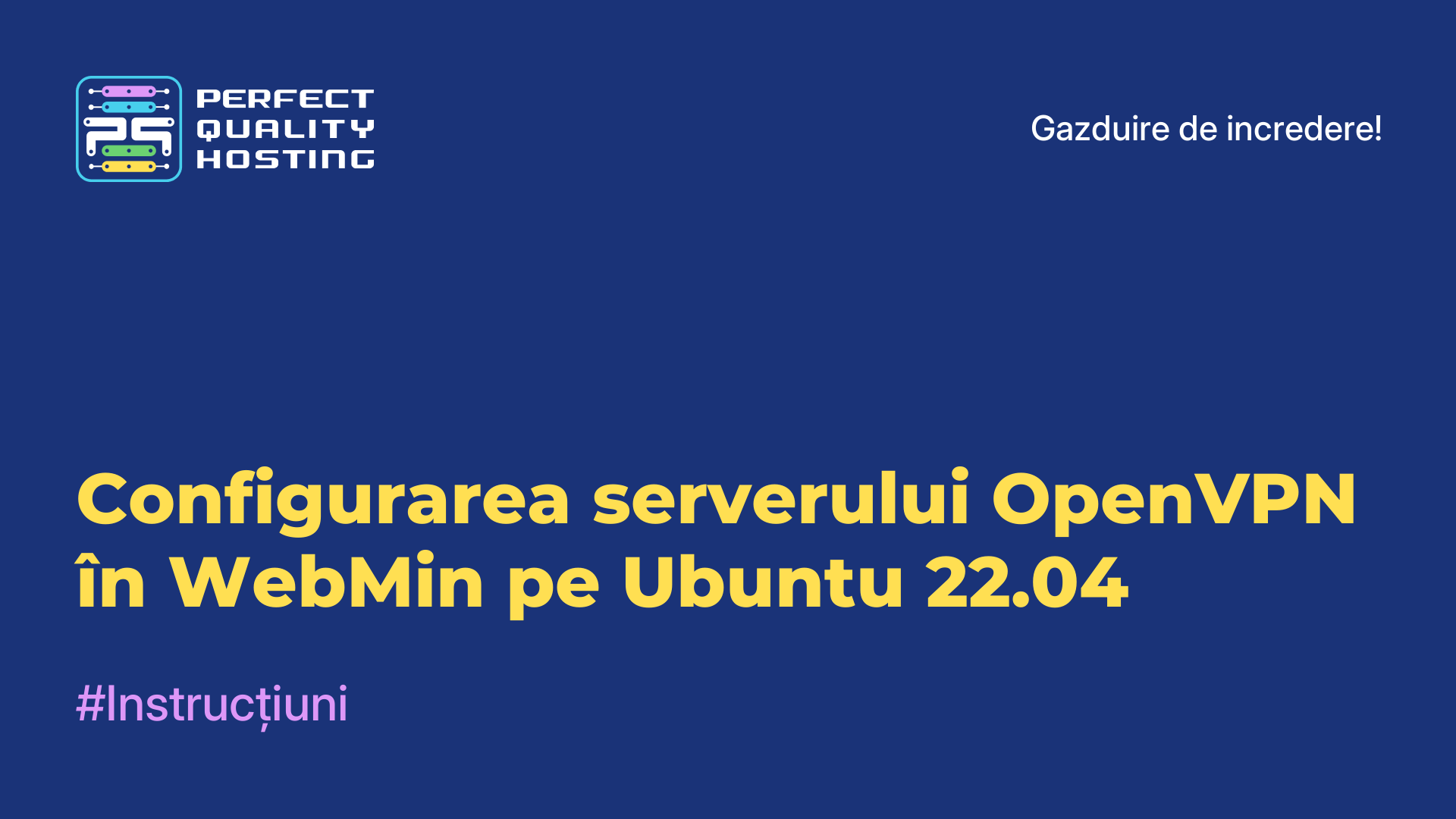 Configurarea serverului OpenVPN în WebMin pe Ubuntu 22.04