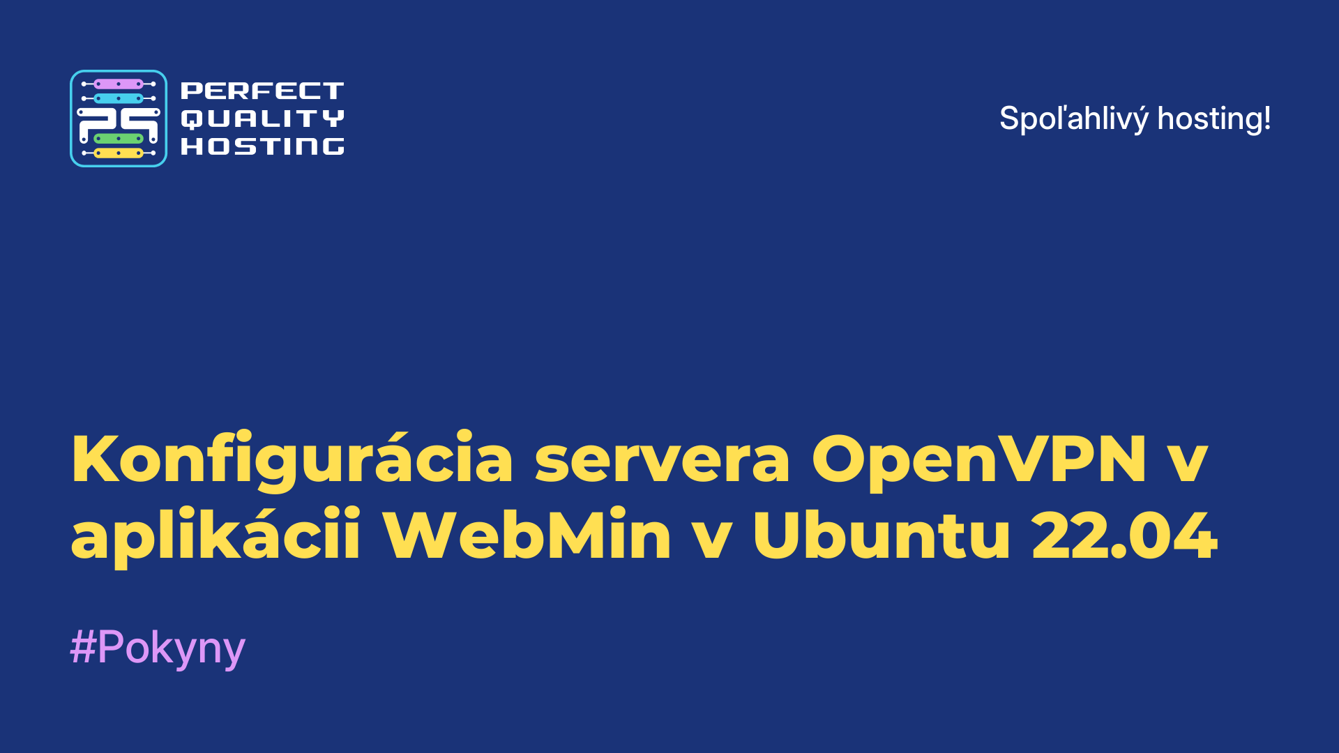 Konfigurácia servera OpenVPN v aplikácii WebMin v Ubuntu 22.04