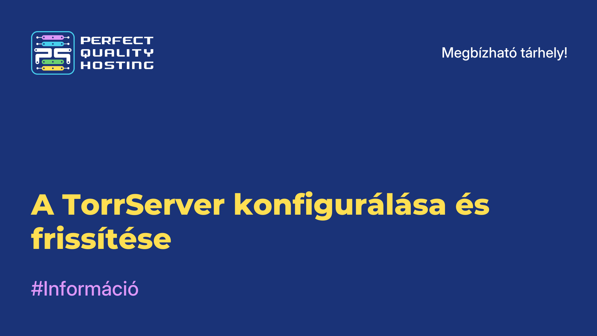 A TorrServer konfigurálása és frissítése