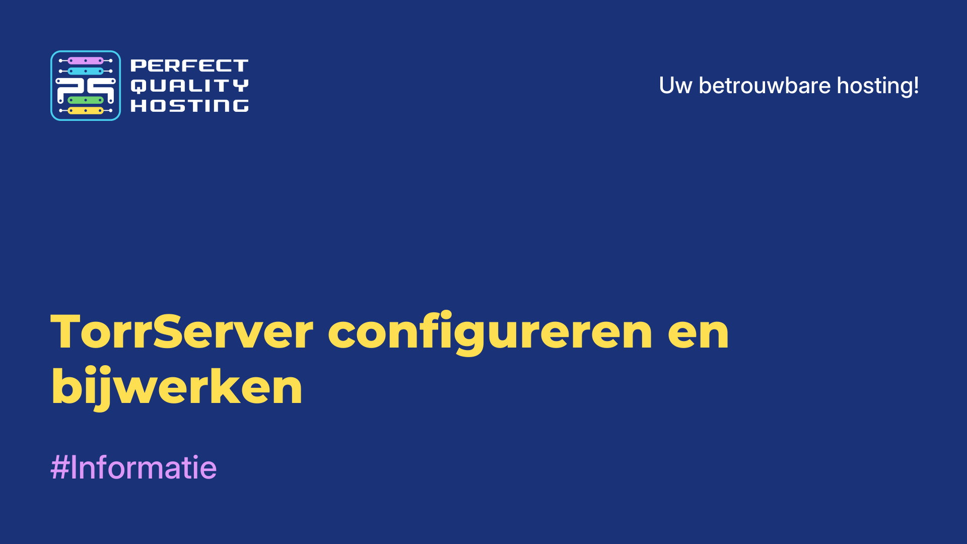 TorrServer configureren en bijwerken