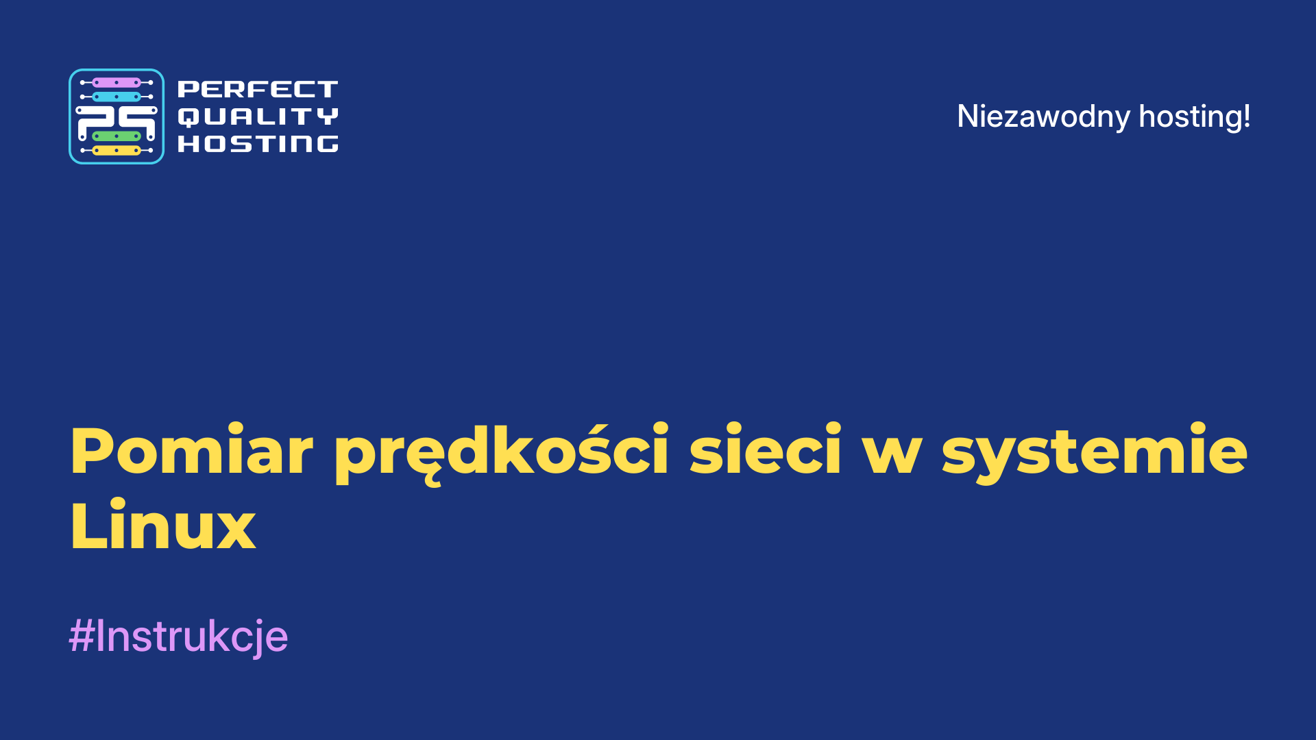 Pomiar prędkości sieci w systemie Linux