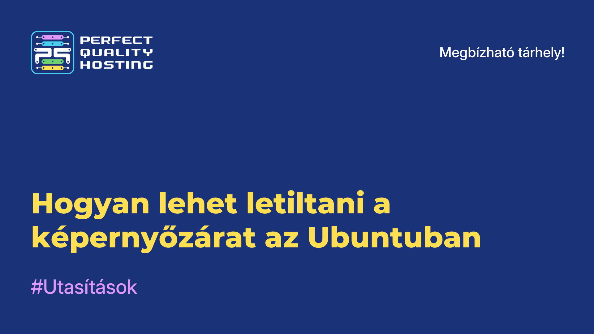 Hogyan lehet letiltani a képernyőzárat az Ubuntuban