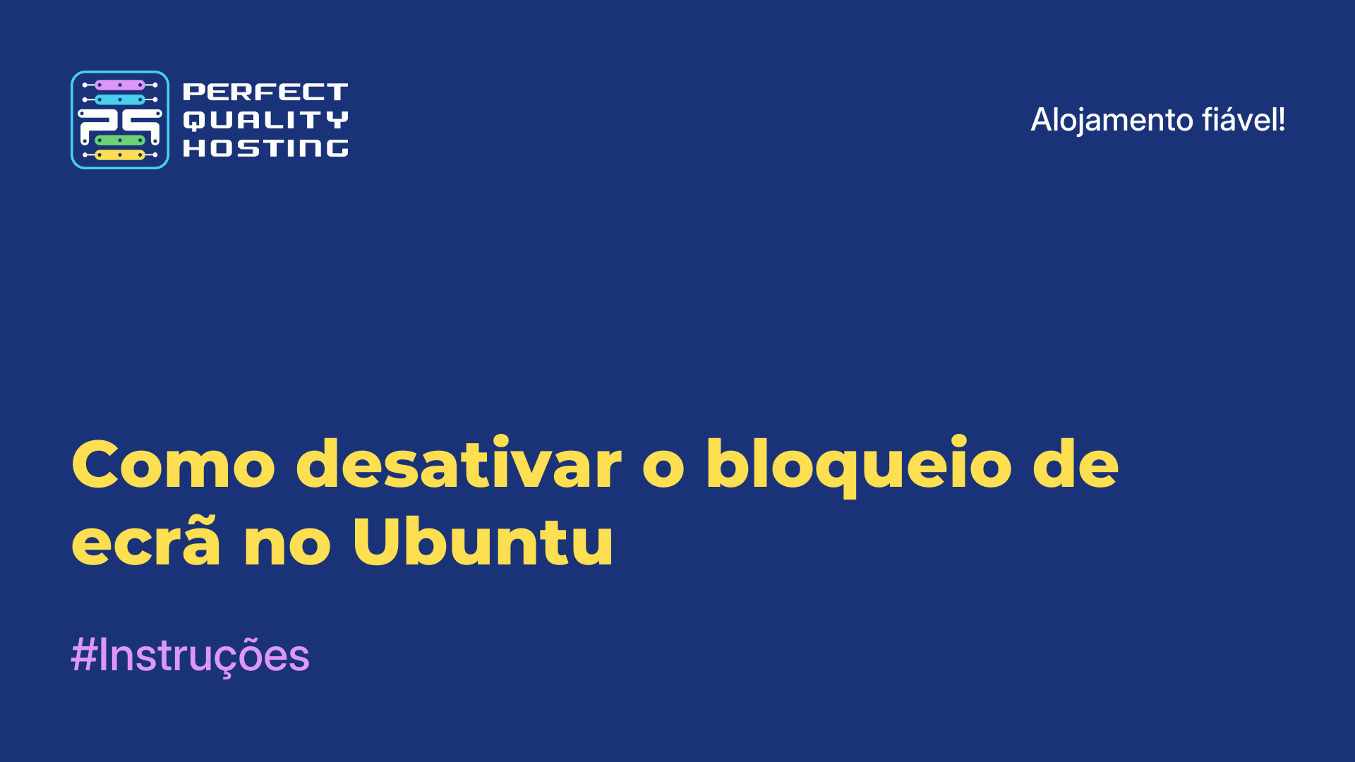 Como desativar o bloqueio de ecrã no Ubuntu