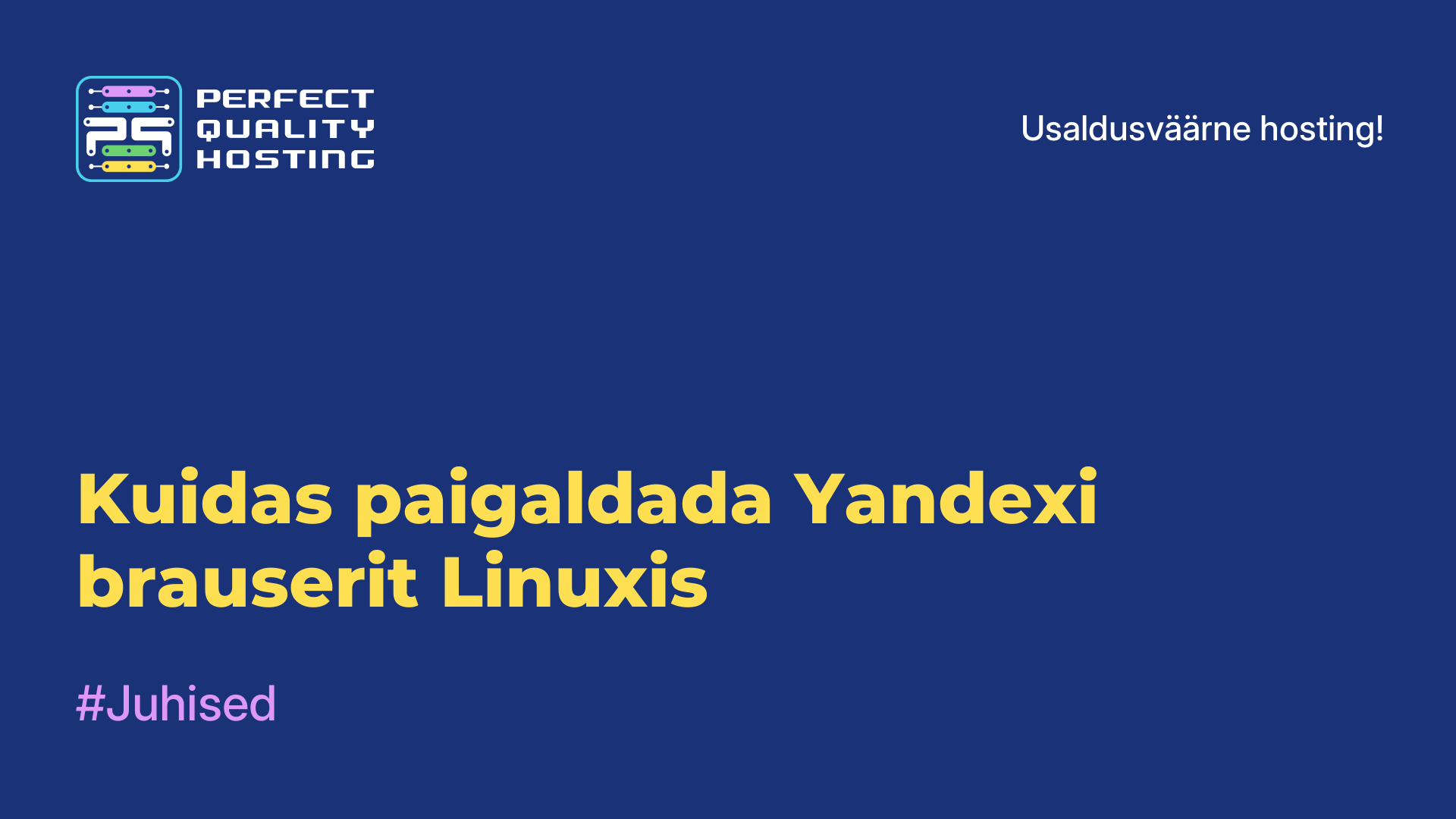 Kuidas paigaldada Yandexi brauserit Linuxis