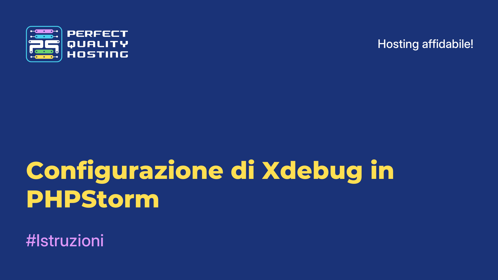 Configurazione di Xdebug in PHPStorm