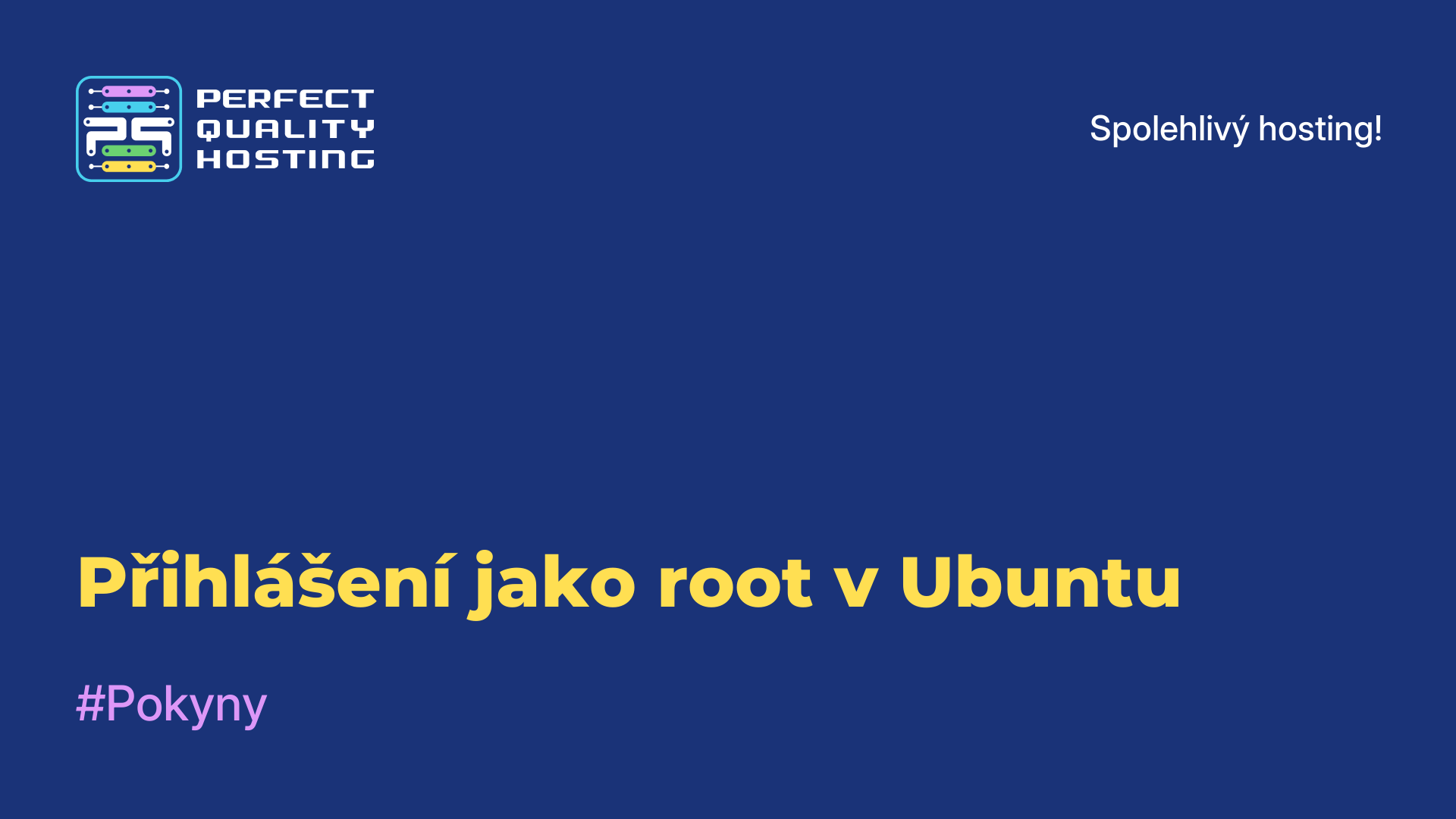 Přihlášení jako root v Ubuntu