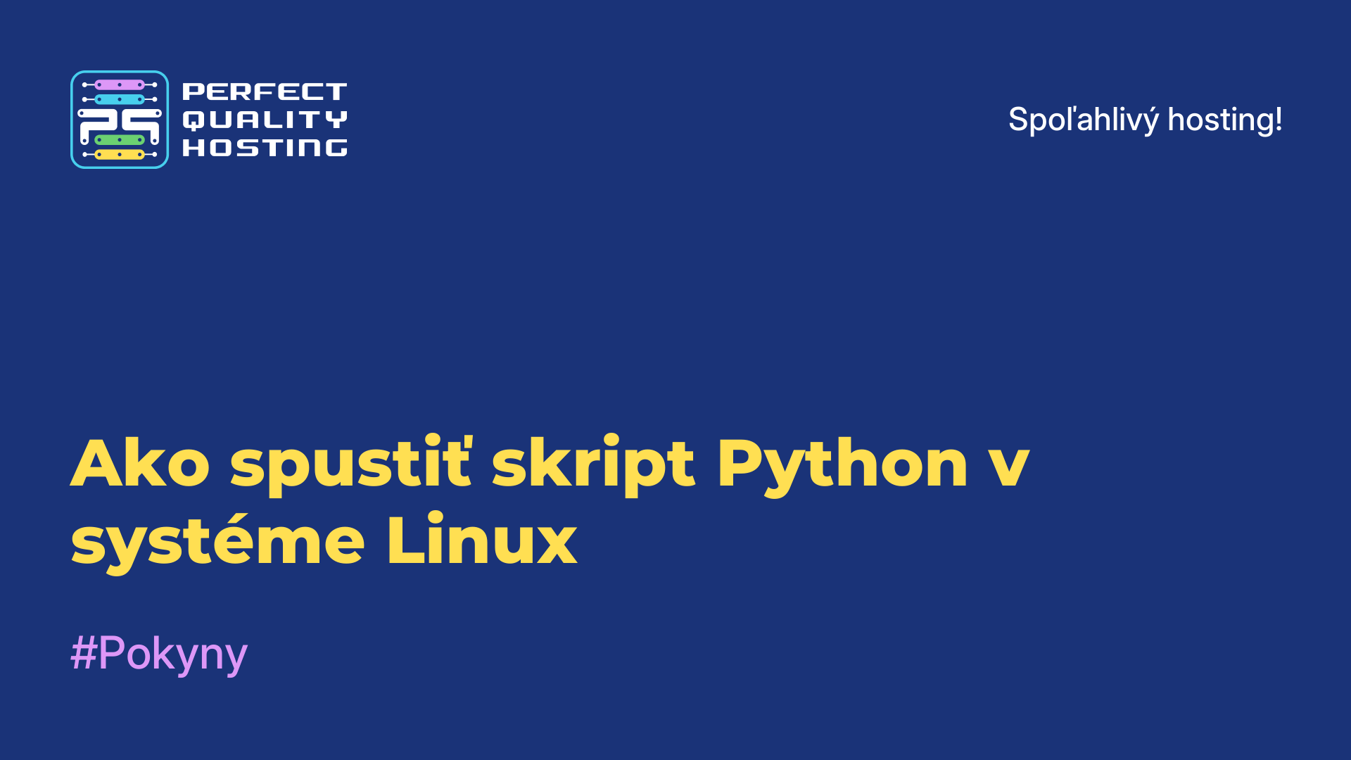 Ako spustiť skript Python v systéme Linux