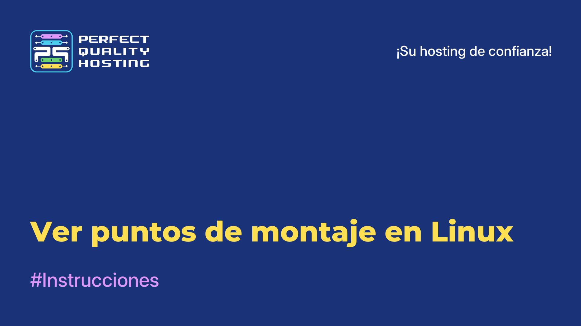 Ver puntos de montaje en Linux