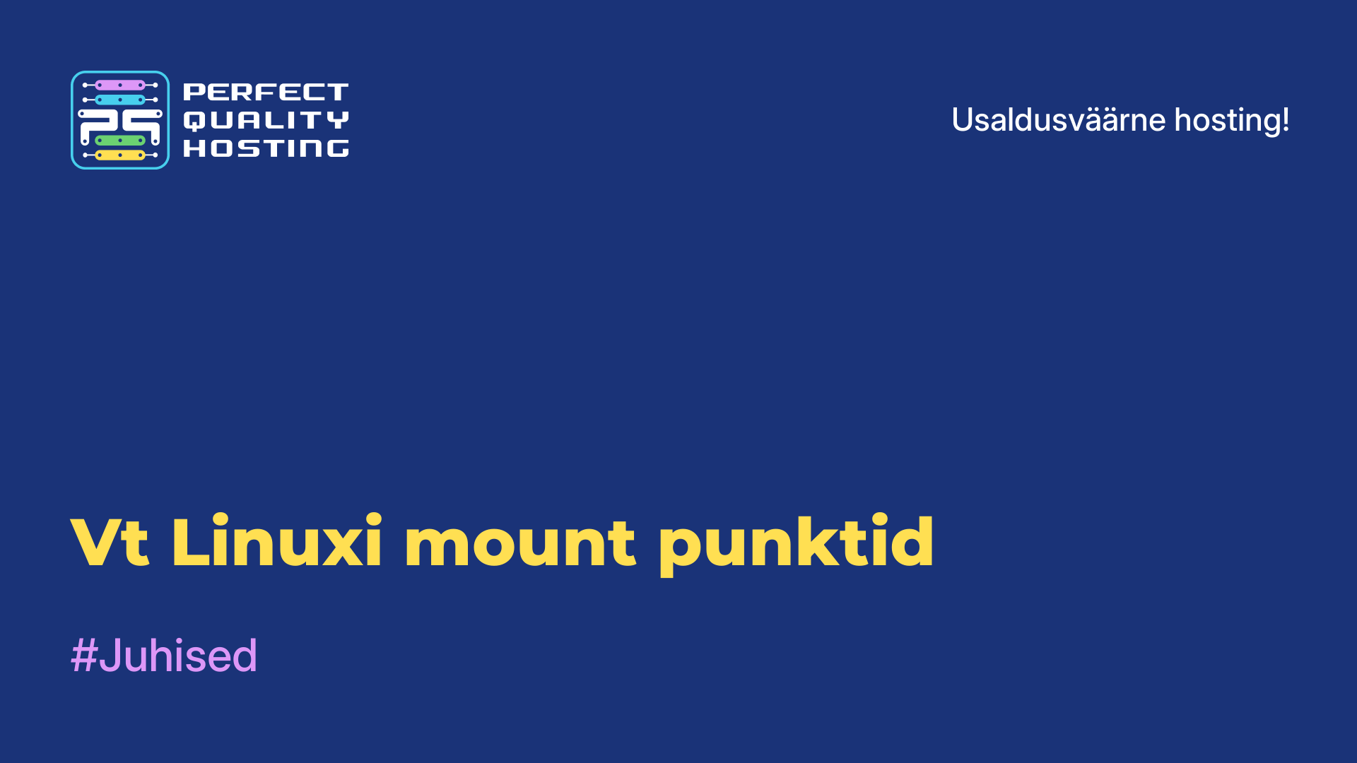 Vt Linuxi mount-punktid