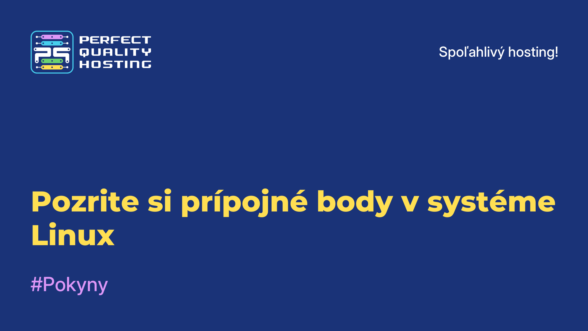 Pozrite si prípojné body v systéme Linux