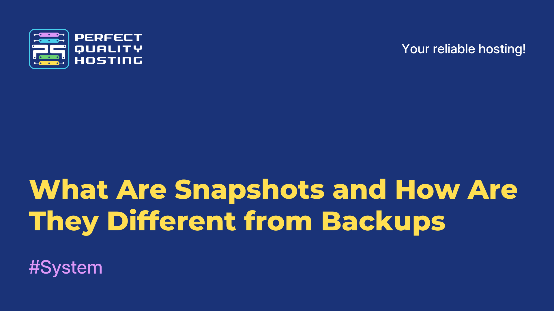 What Are Snapshots and How Are They Different from Backups