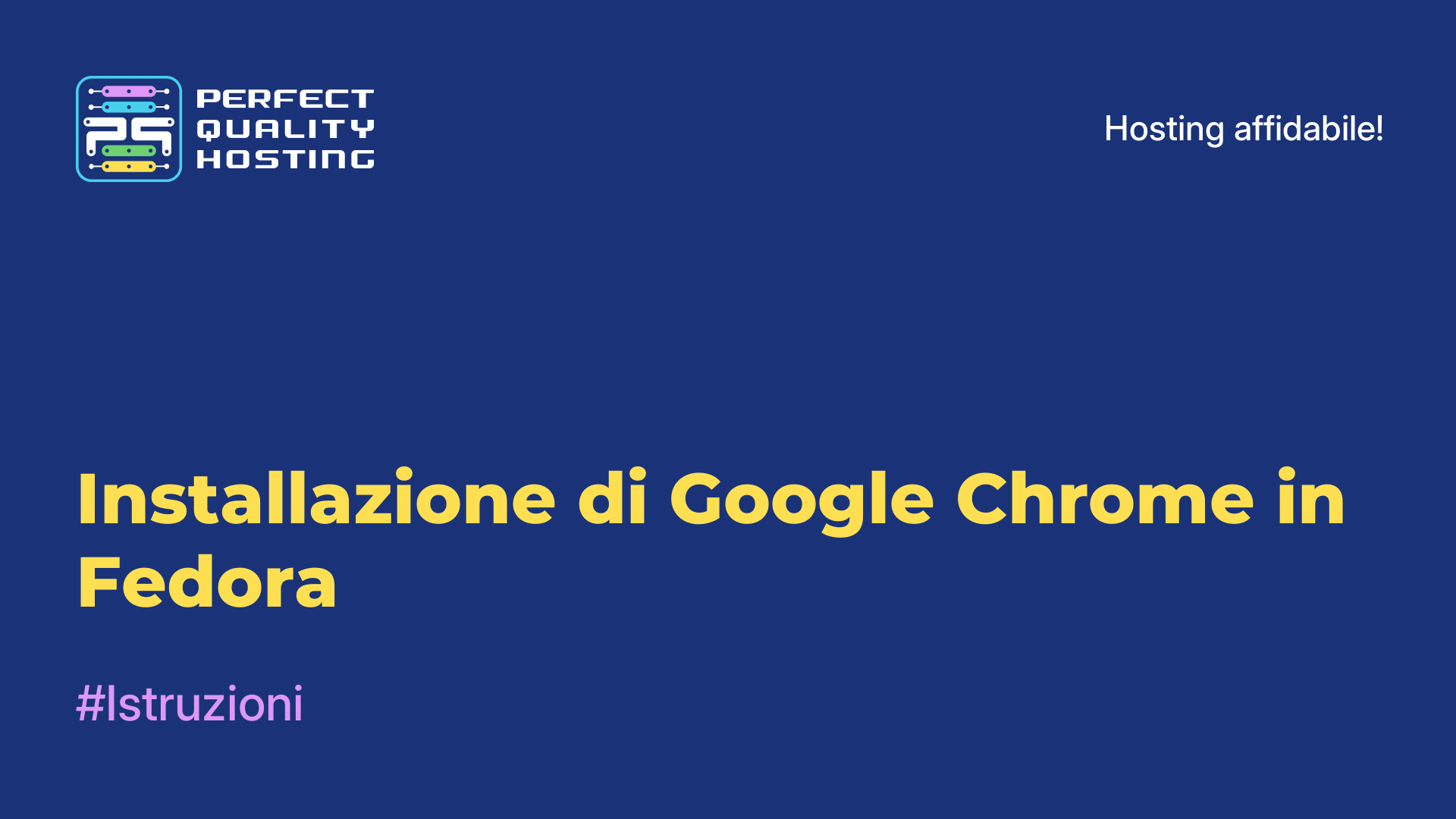 Installazione di Google Chrome in Fedora