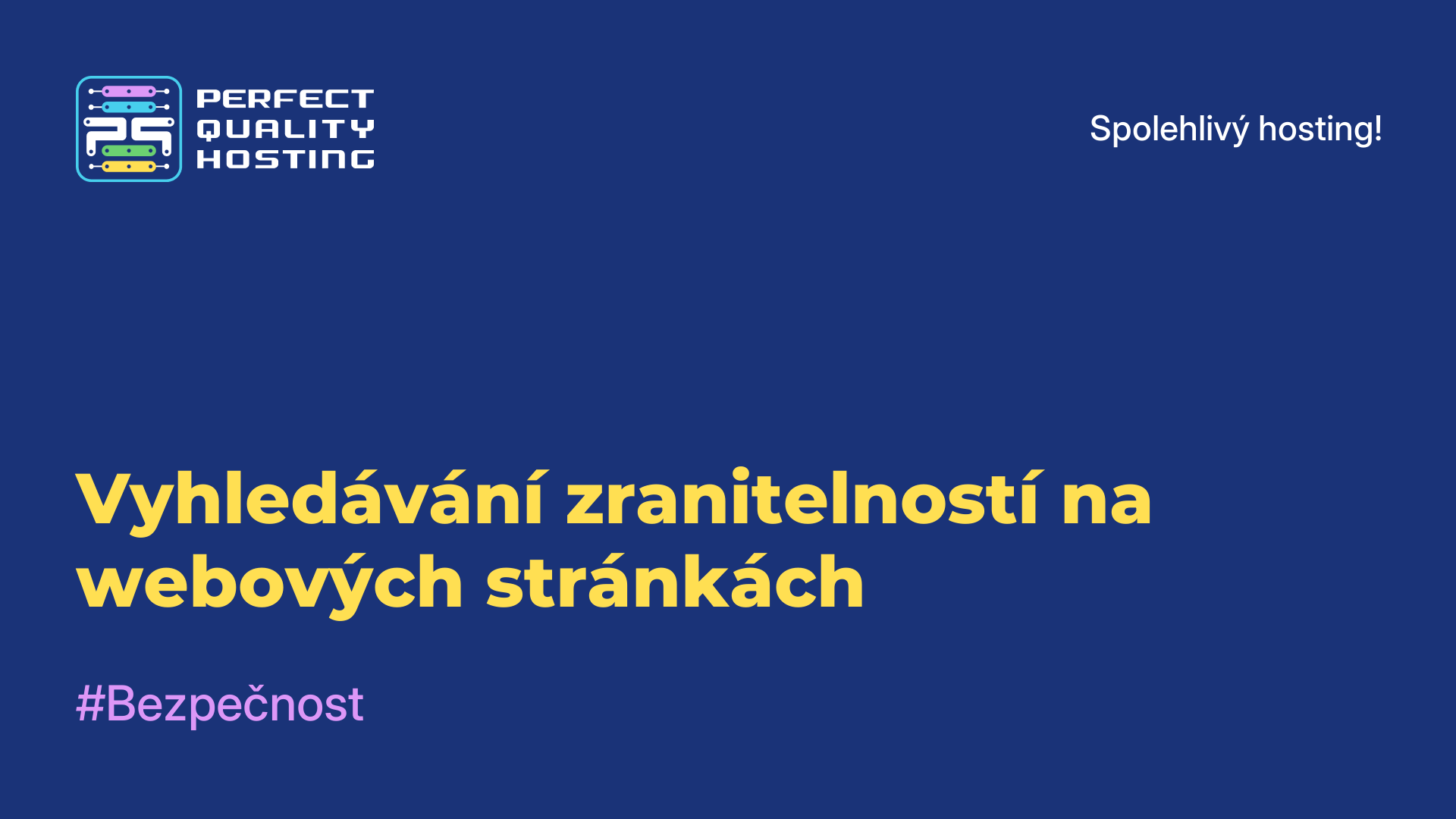 Vyhledávání zranitelností na webových stránkách