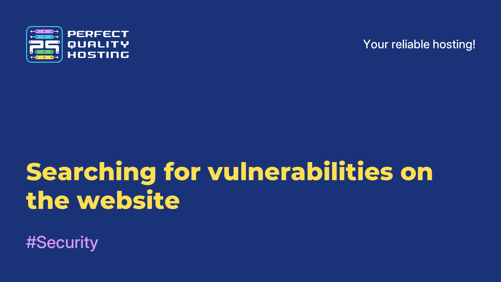 Searching for vulnerabilities on the website