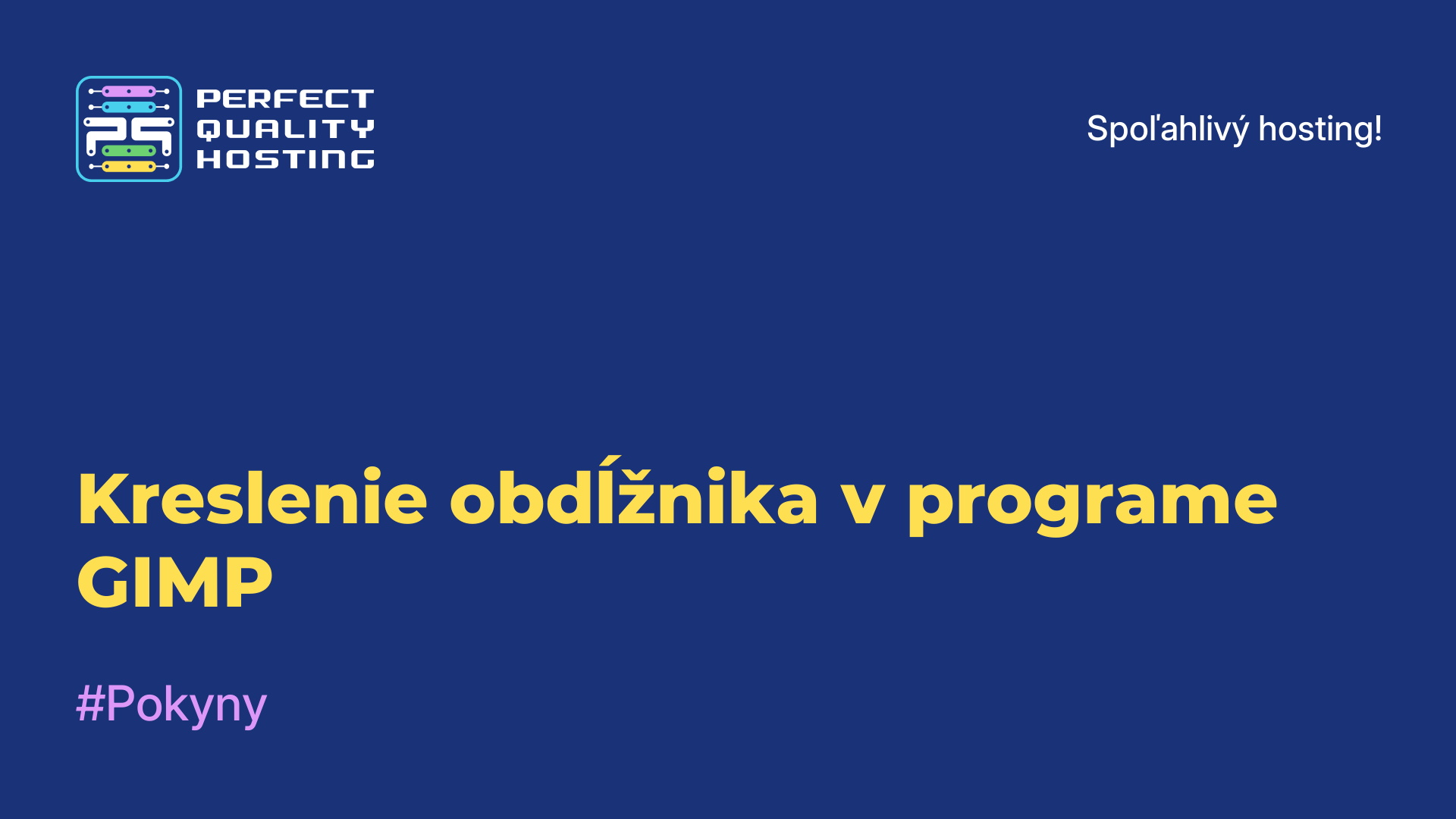 Kreslenie obdĺžnika v programe GIMP